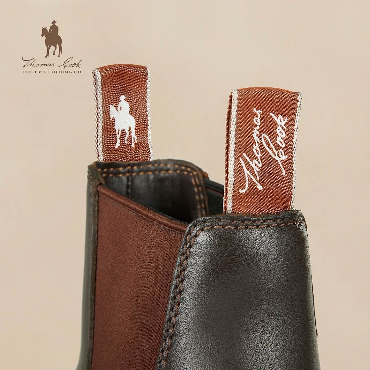 Thomas Cook Mens Trentham Rugged EEE Fit Boot Chestnut - Image 4