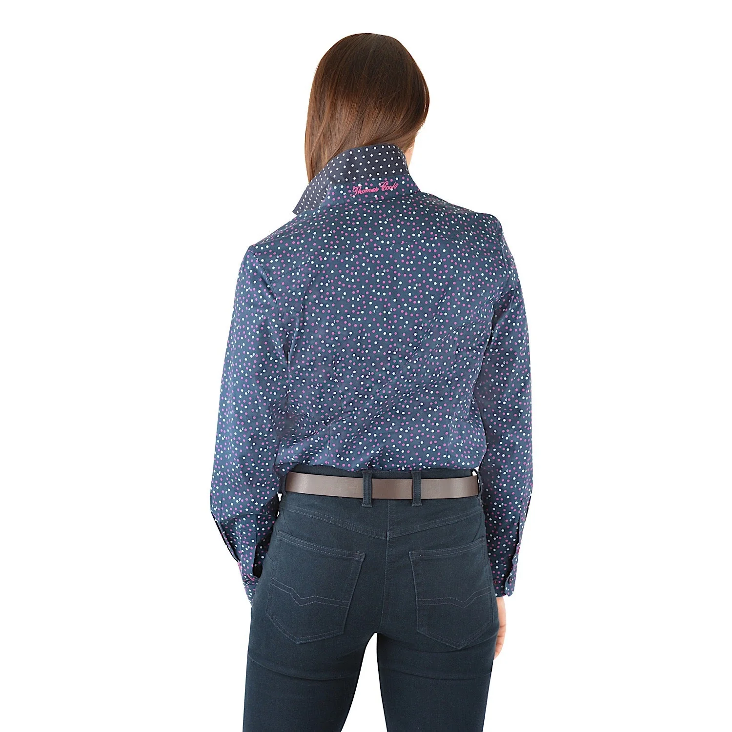 Thomas Cook Womens Casey L/S Stretch Shirt Navy - Image 2