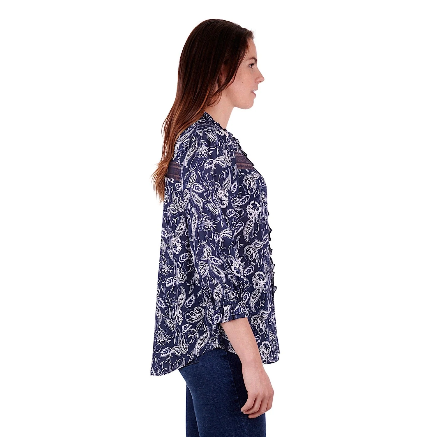 Thomas Cook Womens Ida Blouse Navy - Image 2
