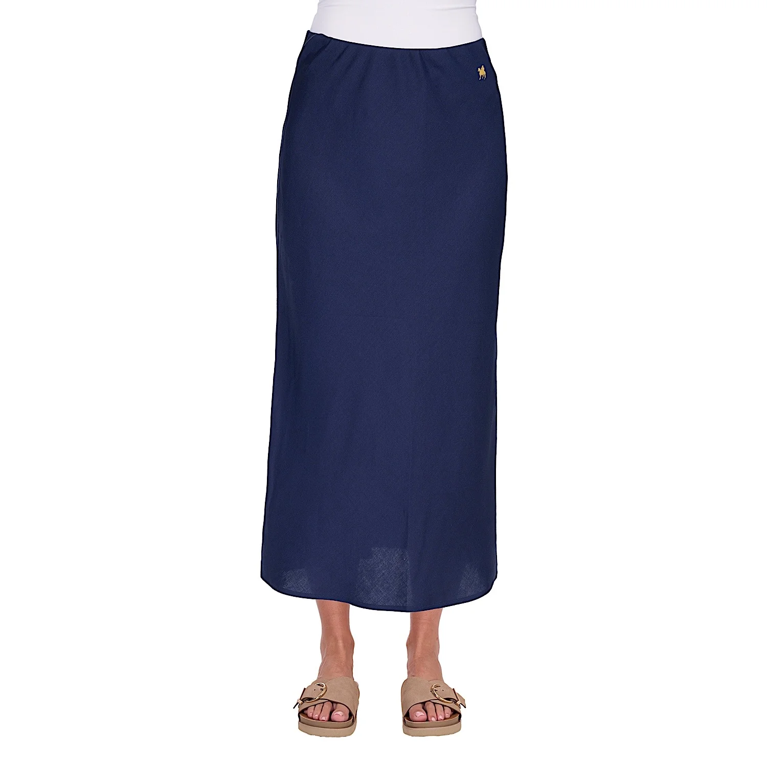 Thomas Cook Women's Priscilla Linen Skirt - Navy