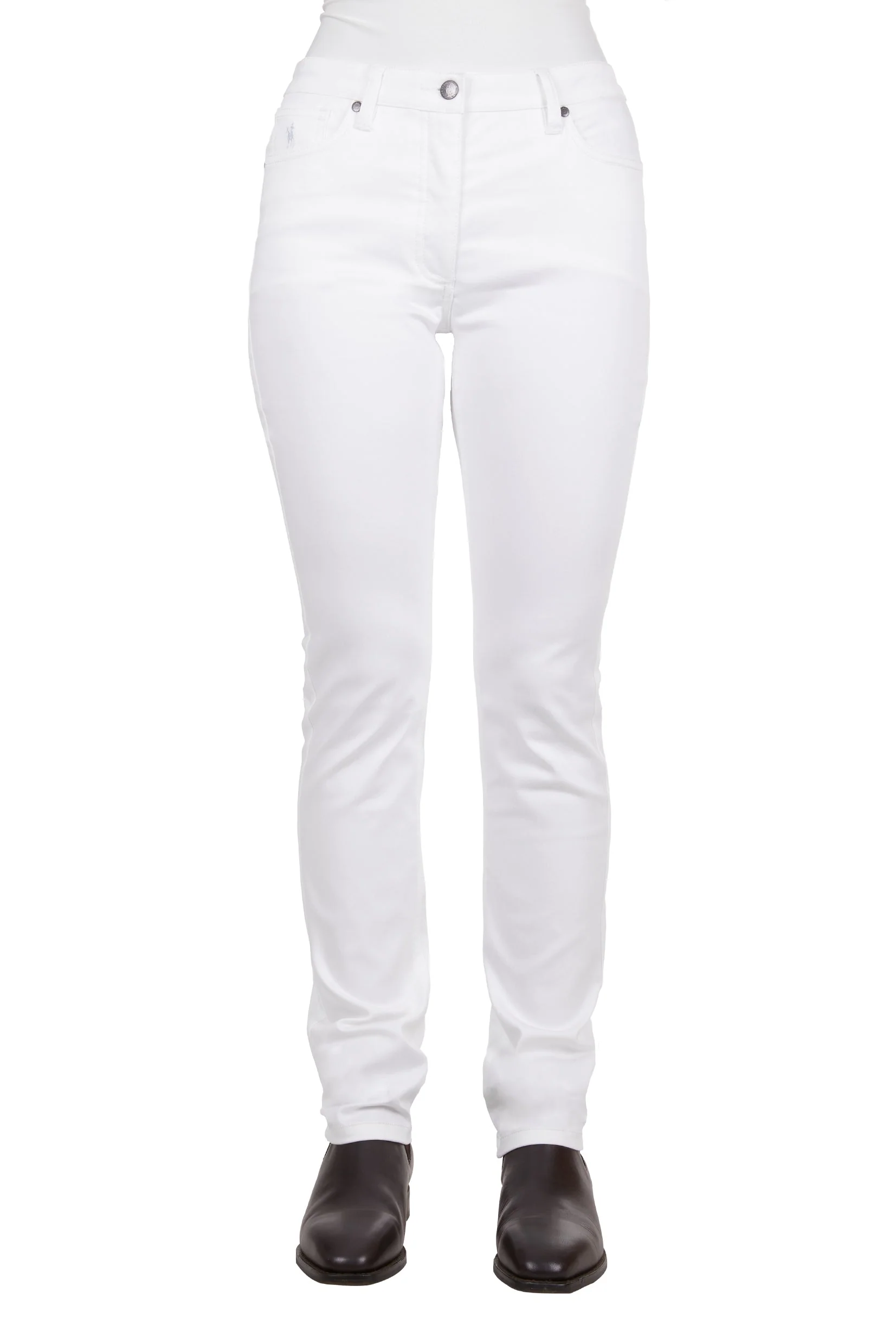 Thomas Cook Women's Suzie Slimmer Leg Jean White - Image 4