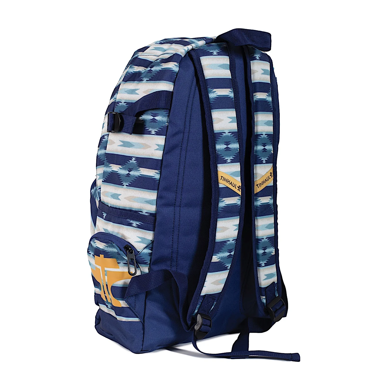 Tin Haul Retro Aztec Print Backpack - Blue Aztec - Image 2