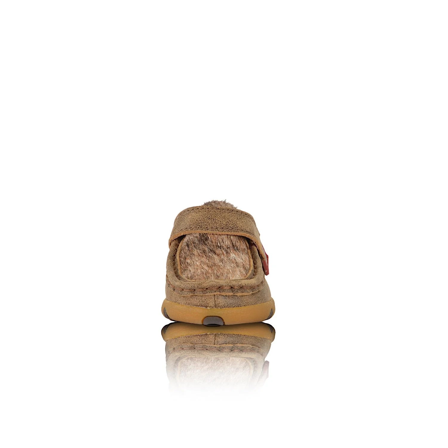 Twisted X INFANT Cow Fur Casual Mocs- Bomber/ Light Brindle - Image 3