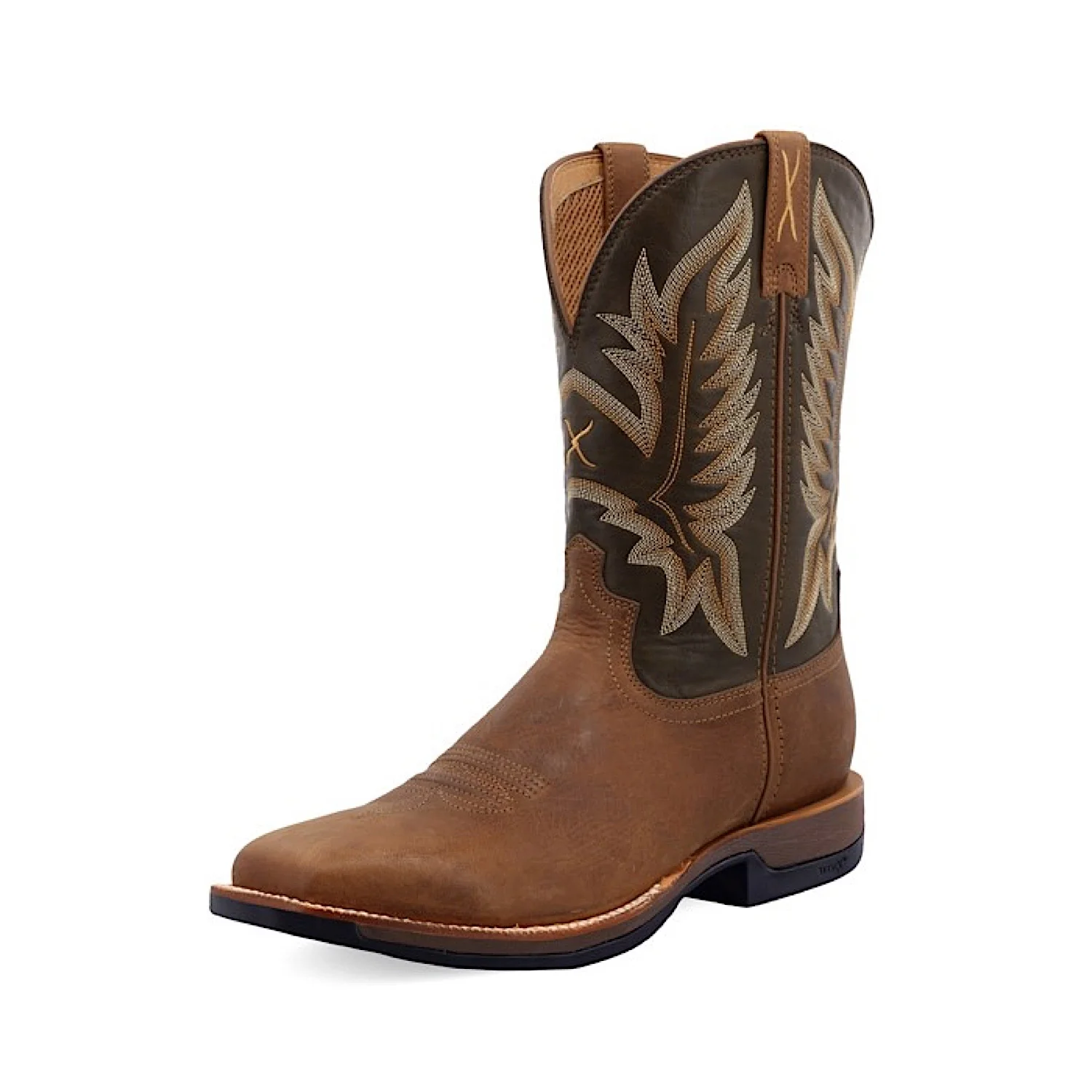 Twisted X Men's 11 Tech X1 Western Boot - Buff Tan/Burnt Olive