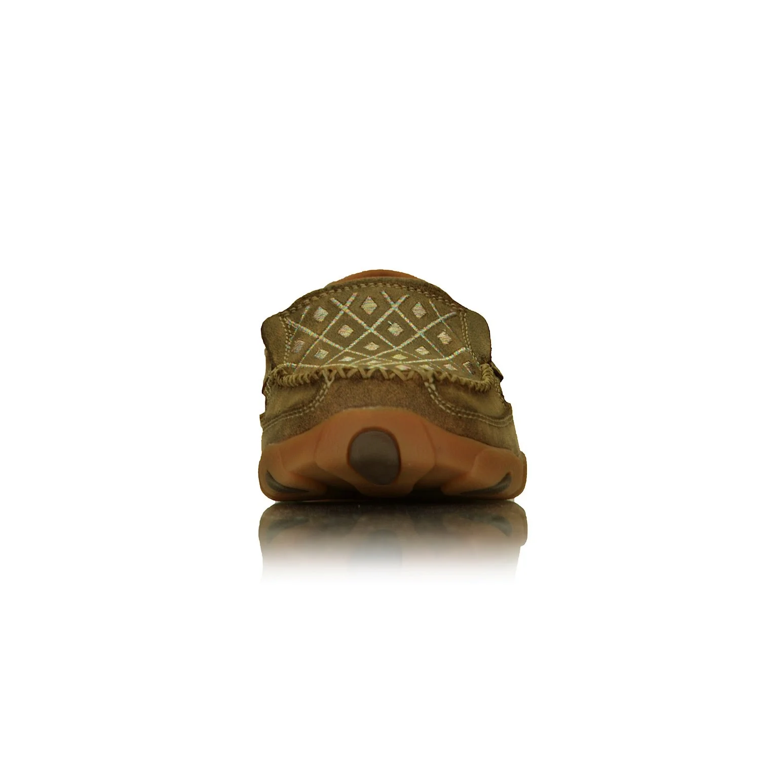 Twisted X Women's Diamond Mocs Slip On Bomber/Tan - Image 3