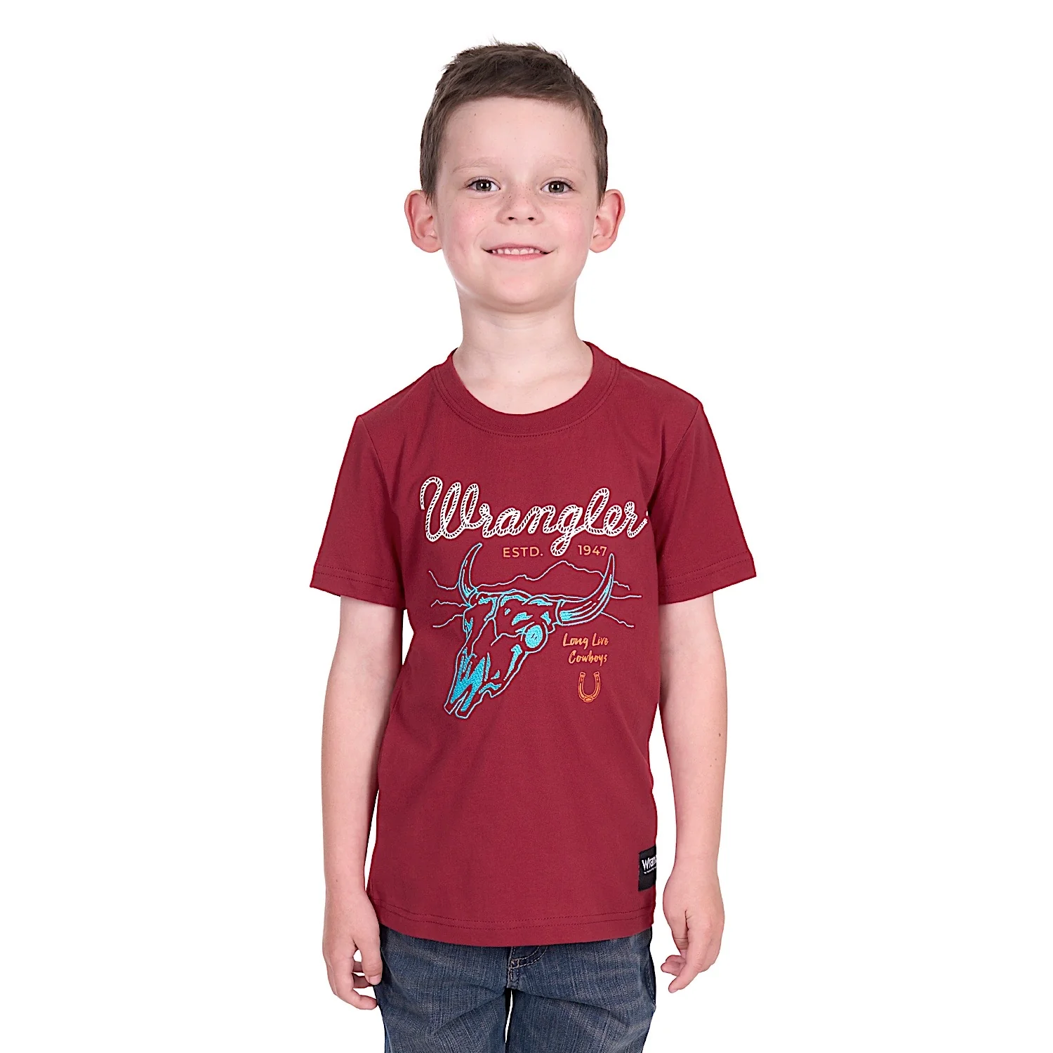 Wrangler Boy's Darren Tee - Red