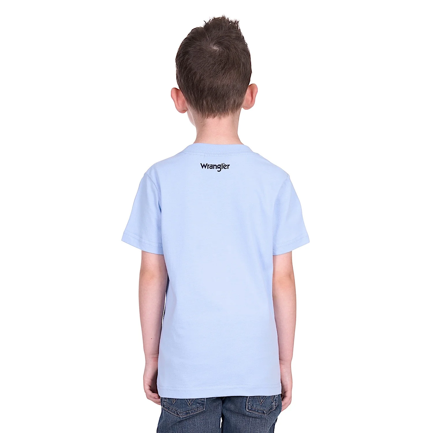 Wrangler Boy's Lance Tee - Light Blue - Image 4