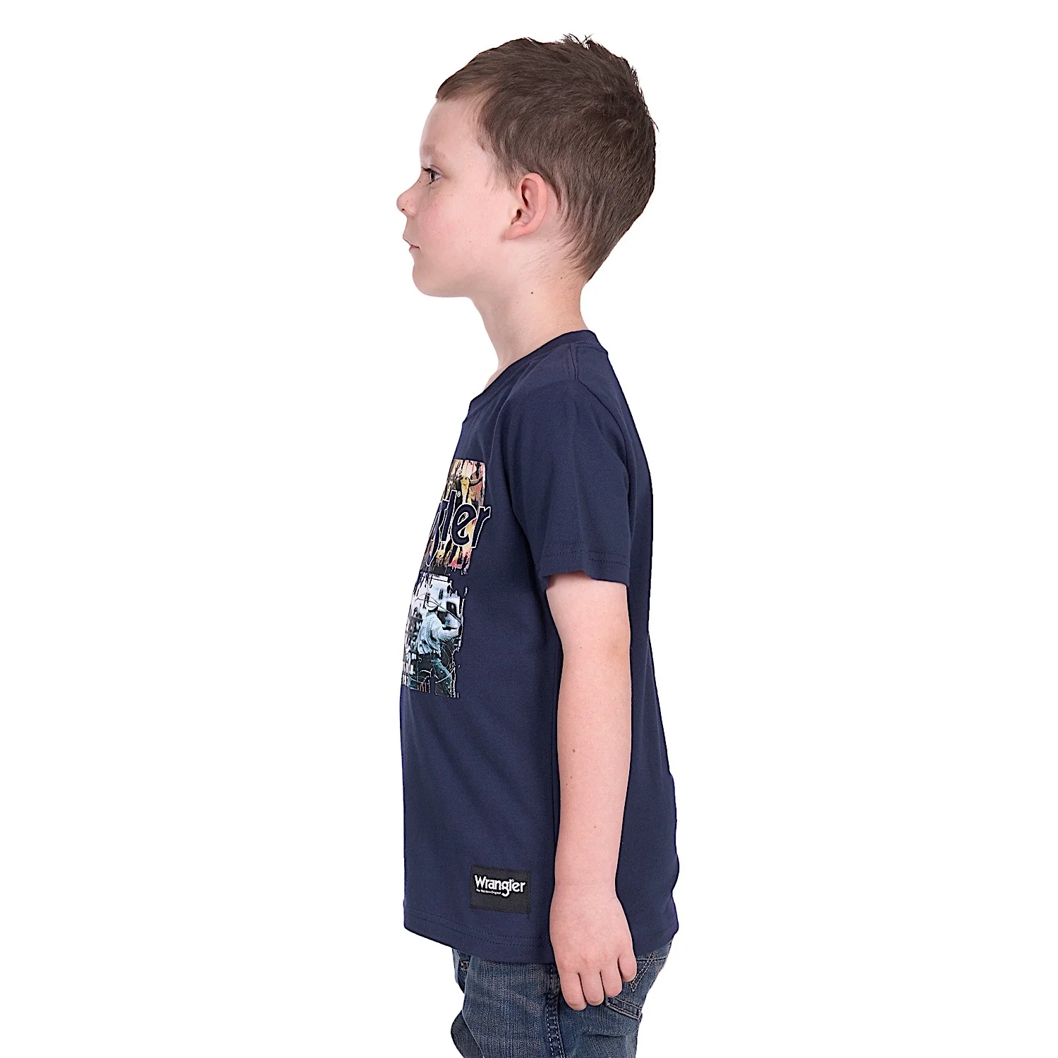 Wrangler Boy's Luis Tee - Navy - Image 3