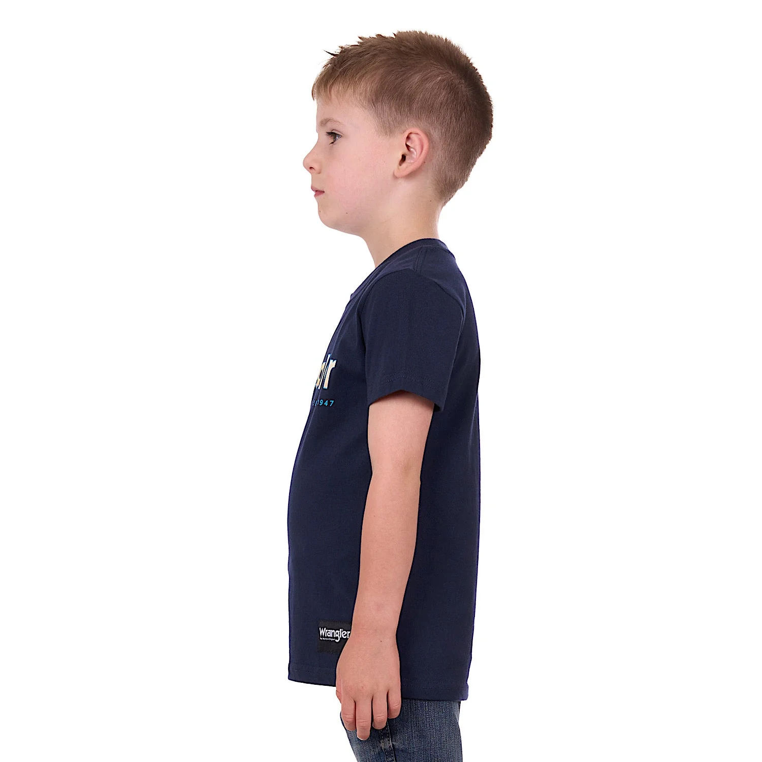 Wrangler Boy's Nico Tee Navy - Image 2