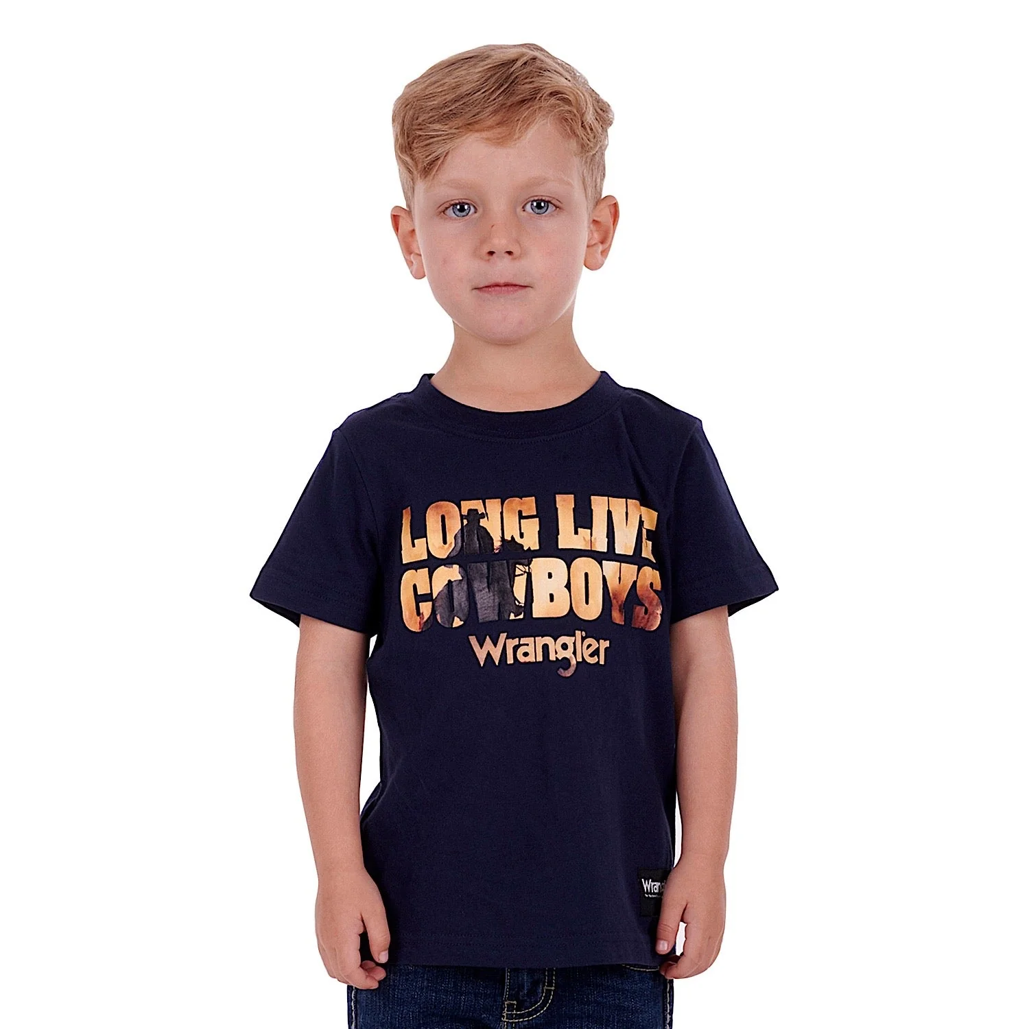 Wrangler Boys Payne Tee Navy
