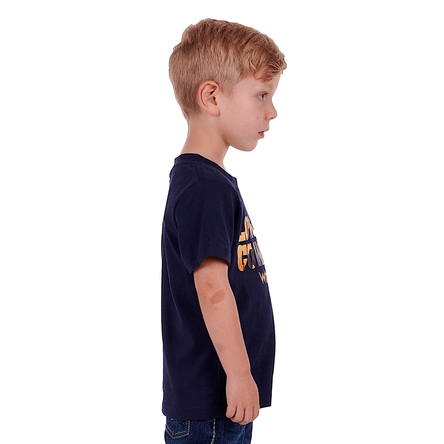 Wrangler Boys Payne Tee Navy - Image 2