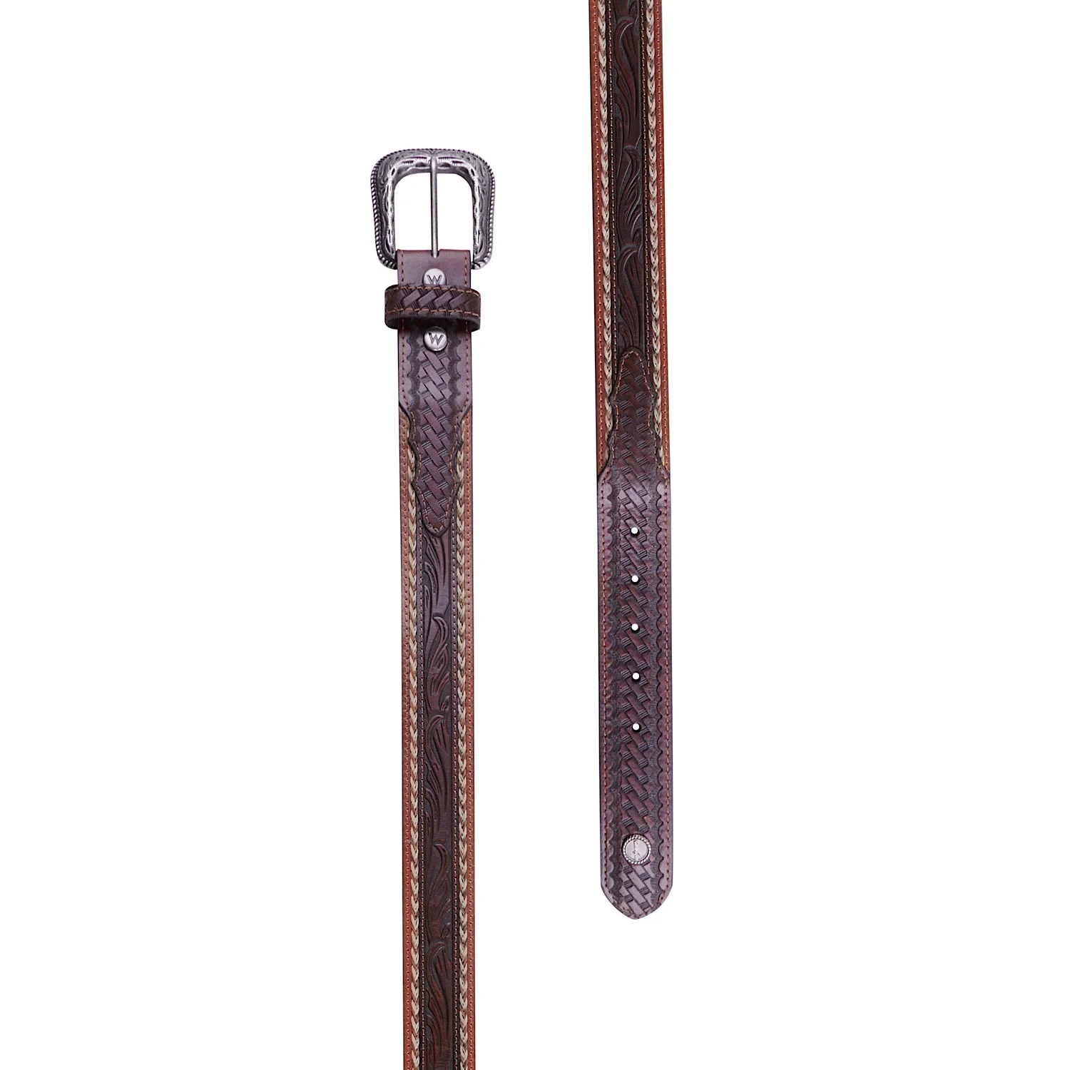 Wrangler Carden Belt Dark Tan - Image 2