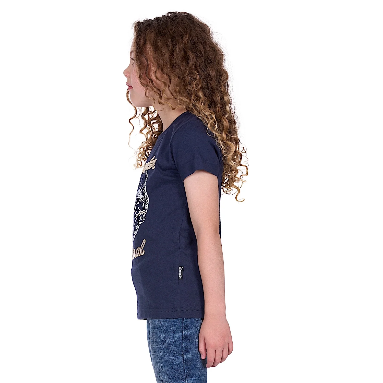 Wrangler Girl's Glenda Tee - Navy - Image 3