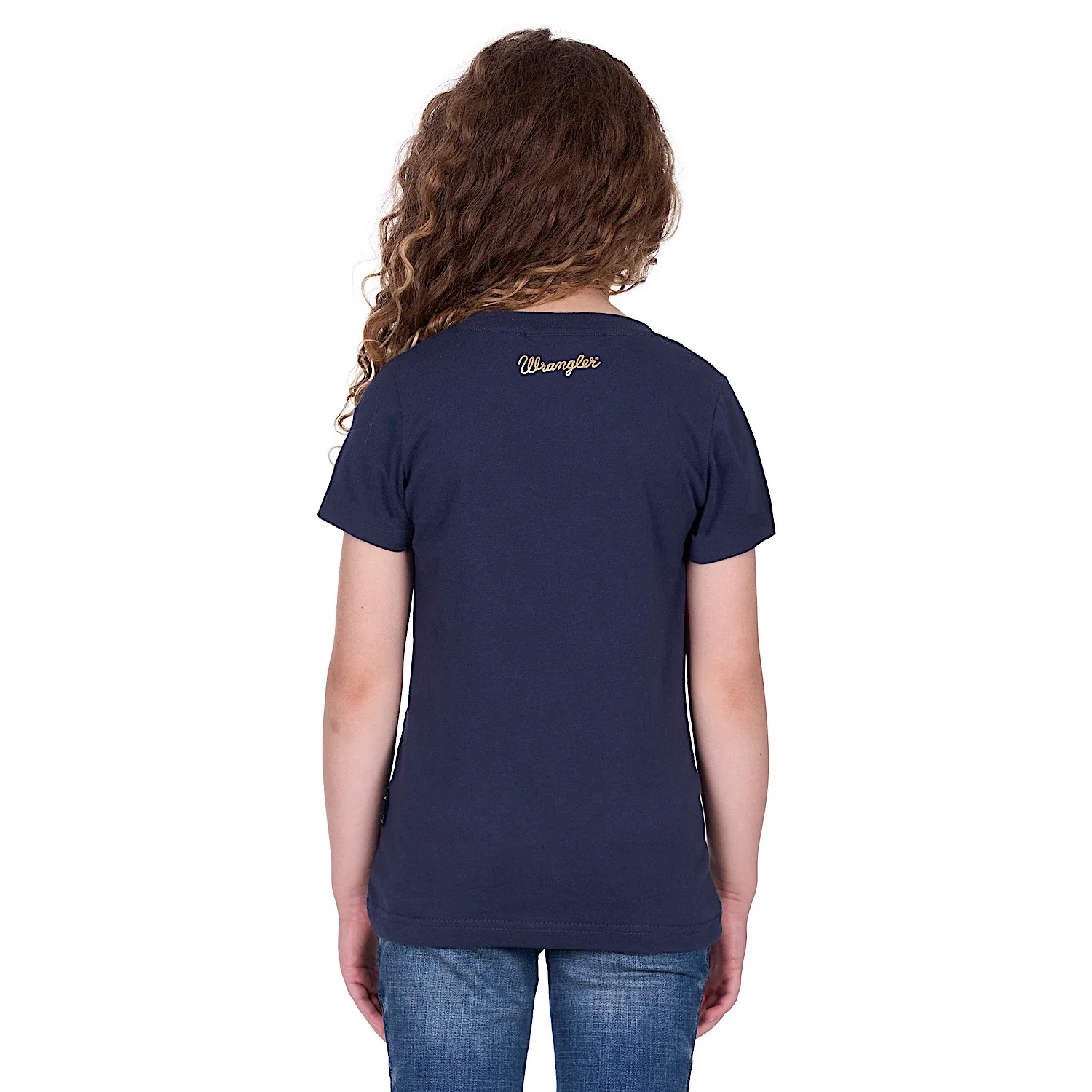 Wrangler Girl's Glenda Tee - Navy - Image 4