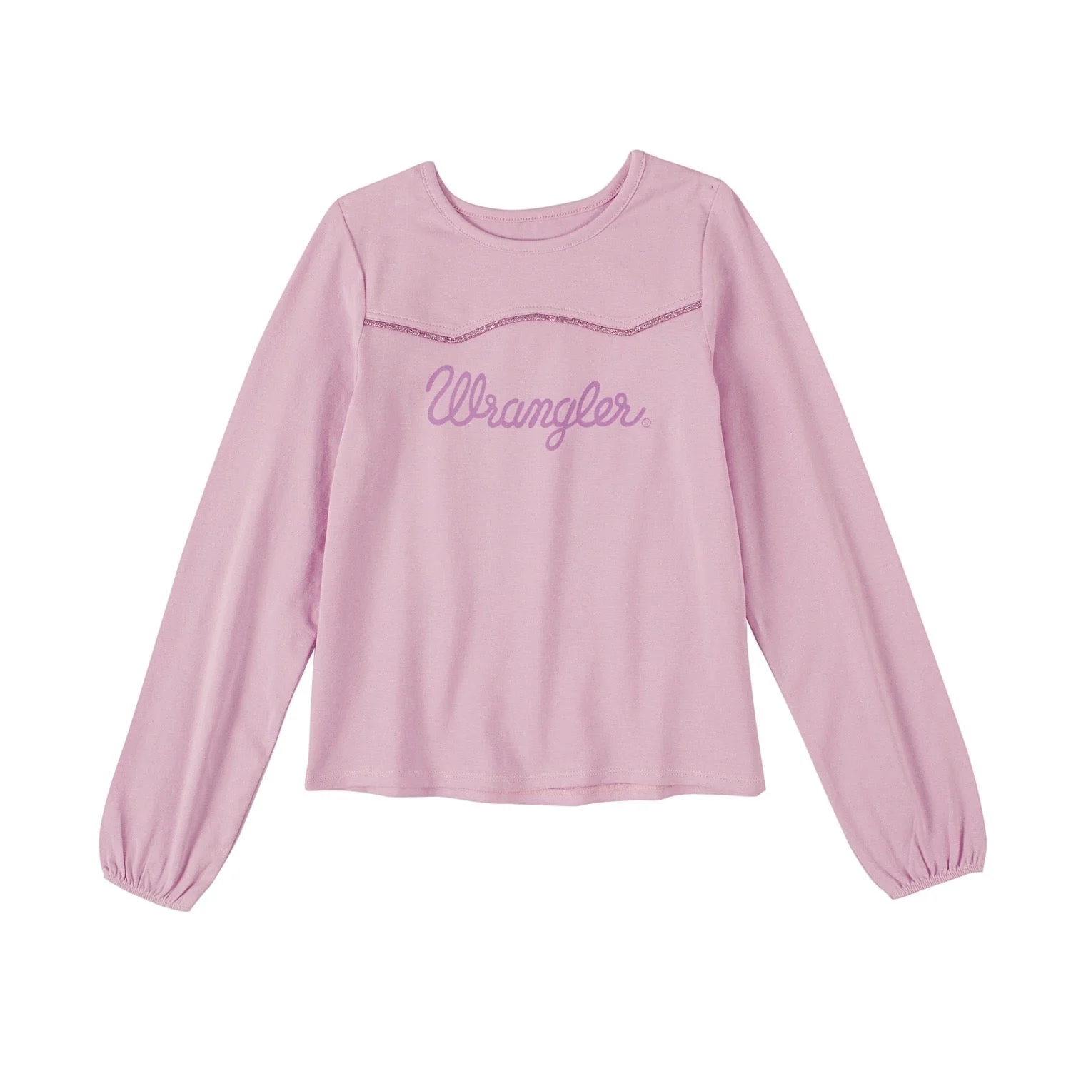 Wrangler Girls Long Sleeve Top Purple