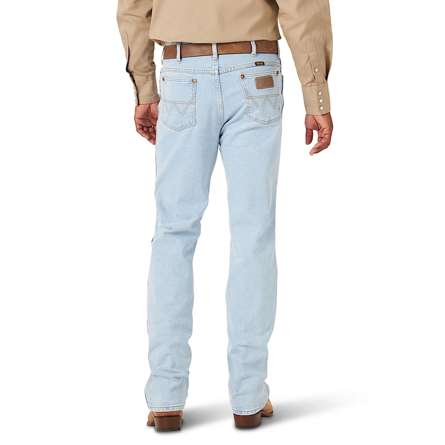 Wrangler Men's Active Flex Slim Fit Jean - Bleach - Image 2