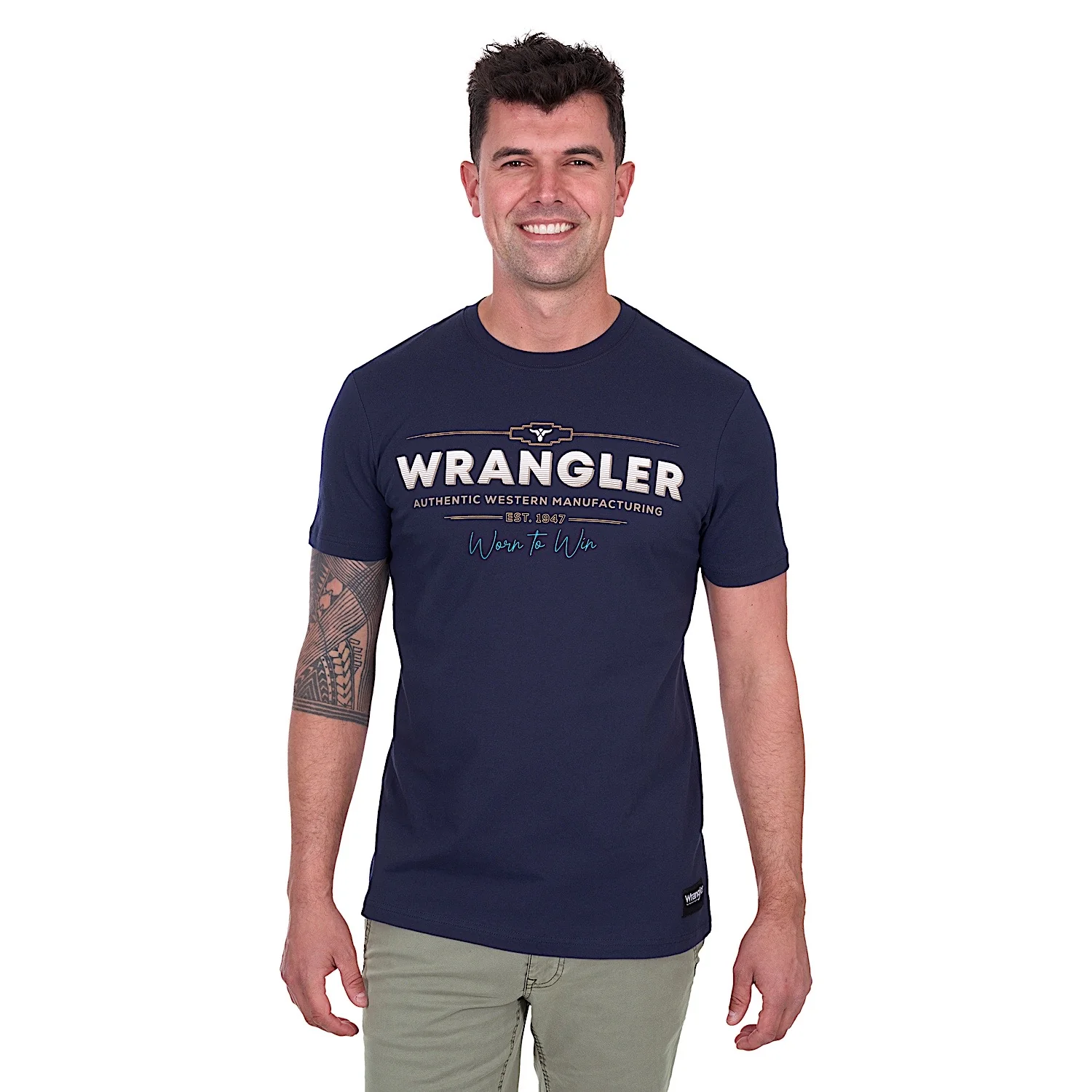 Wrangler Men's Albert Tee - Navy