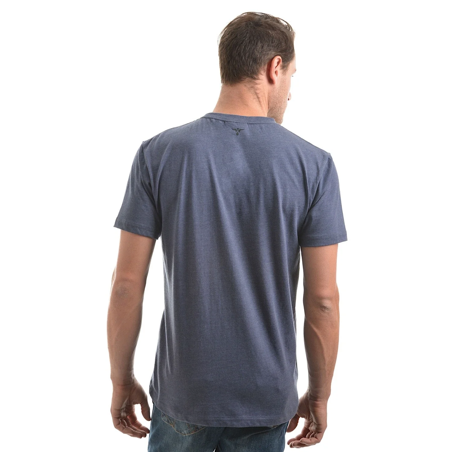 Wrangler Men's Angus Tee Denim Marle - Image 3