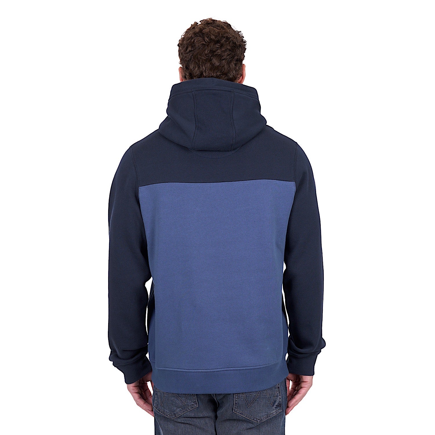 Wrangler Men's Clinton Hoodie - Navy/Denim - Image 4