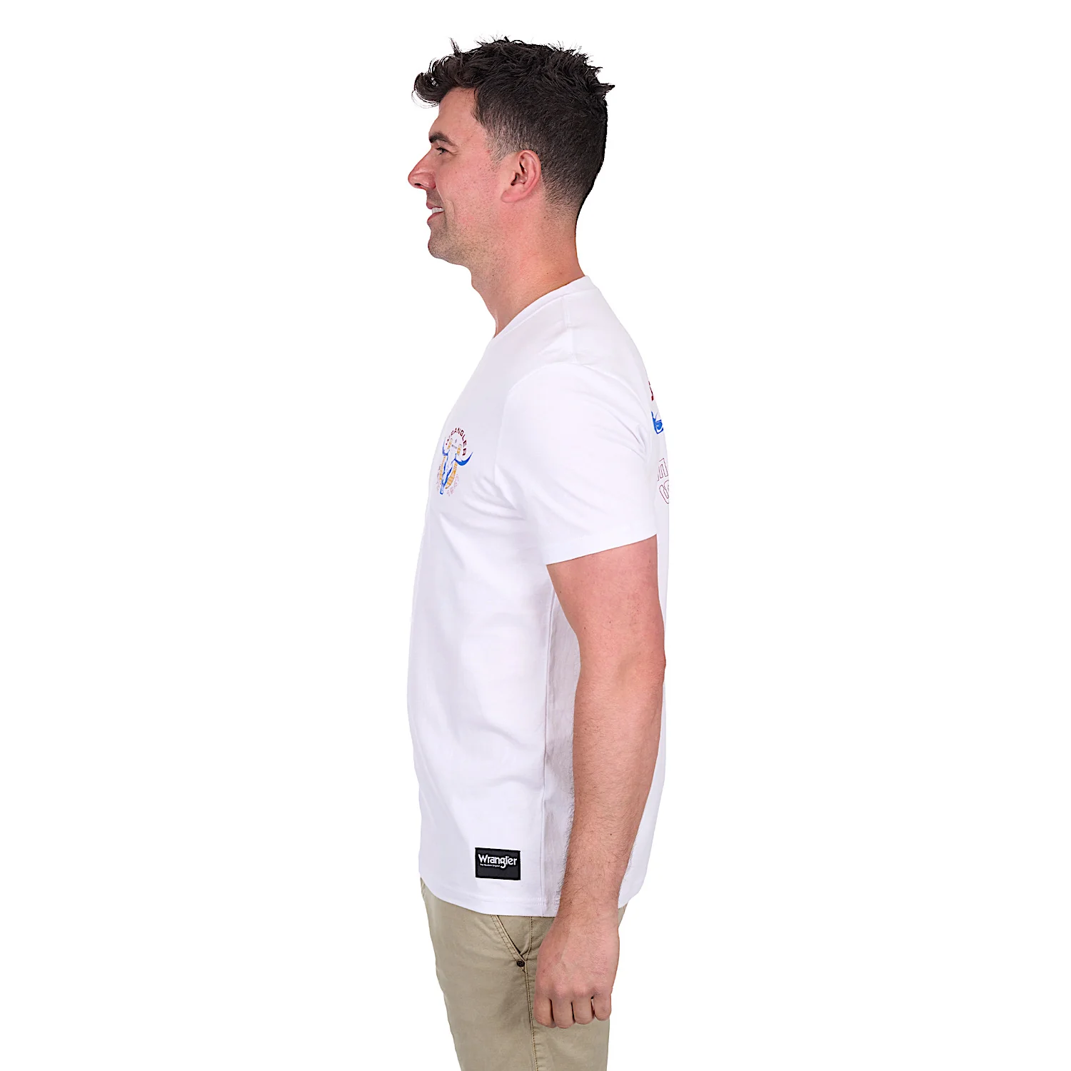 Wrangler Men's Henry Tee - White - Image 3