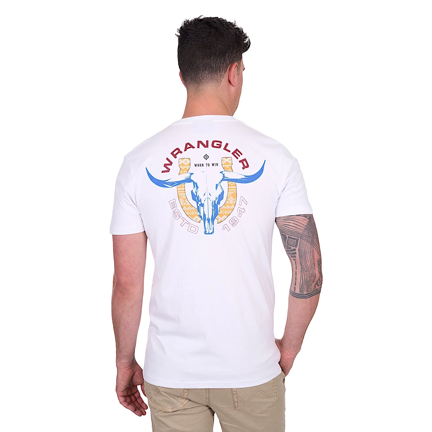 Wrangler Men's Henry Tee - White - Image 4