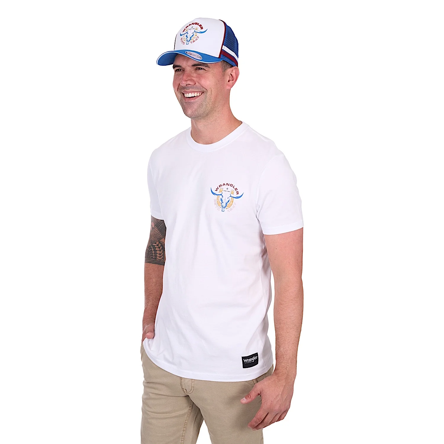 Wrangler Men's Henry Tee - White - Image 5