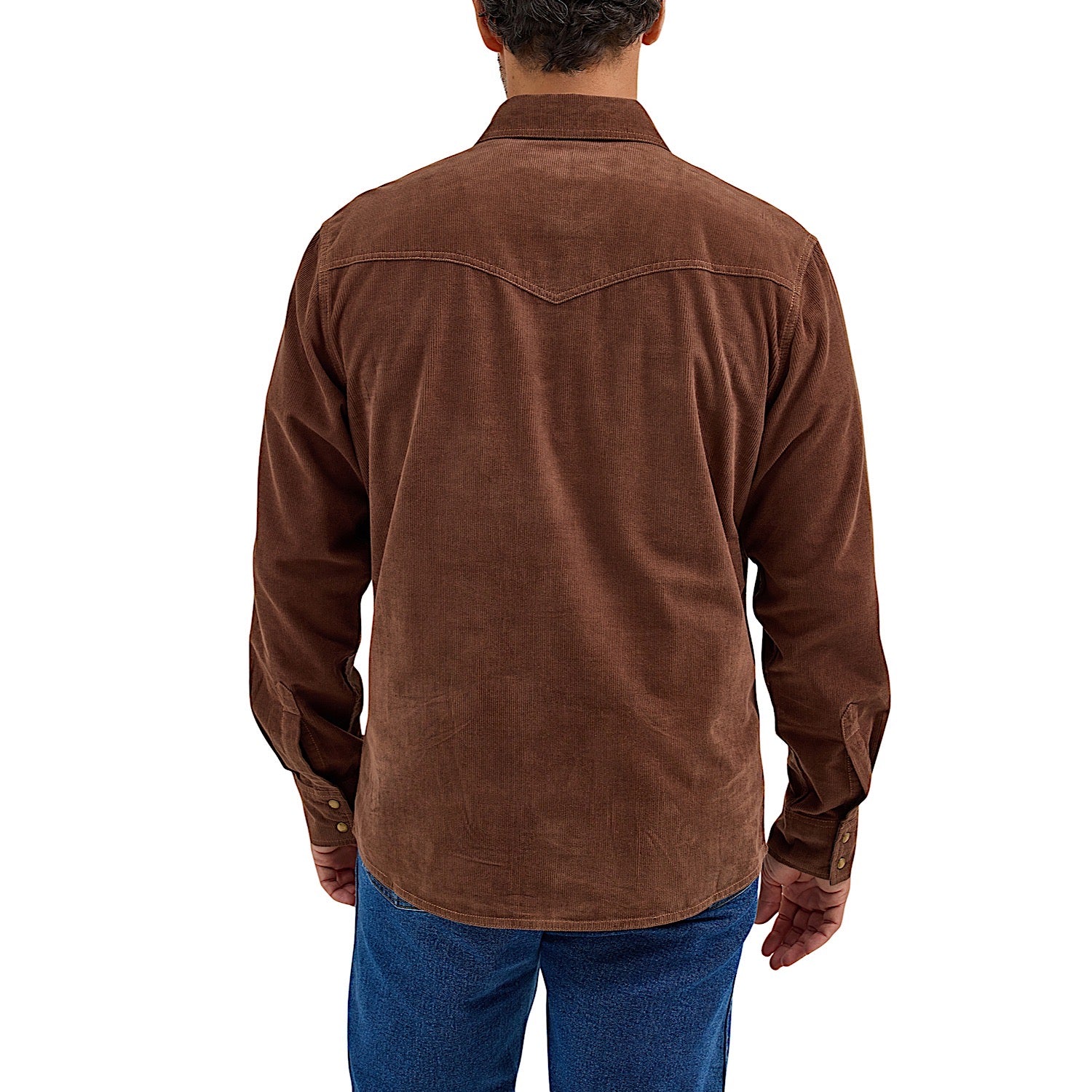 Wrangler Men's Retro Premium Modern Fit Shirt - Brown Corduroy - Image 2