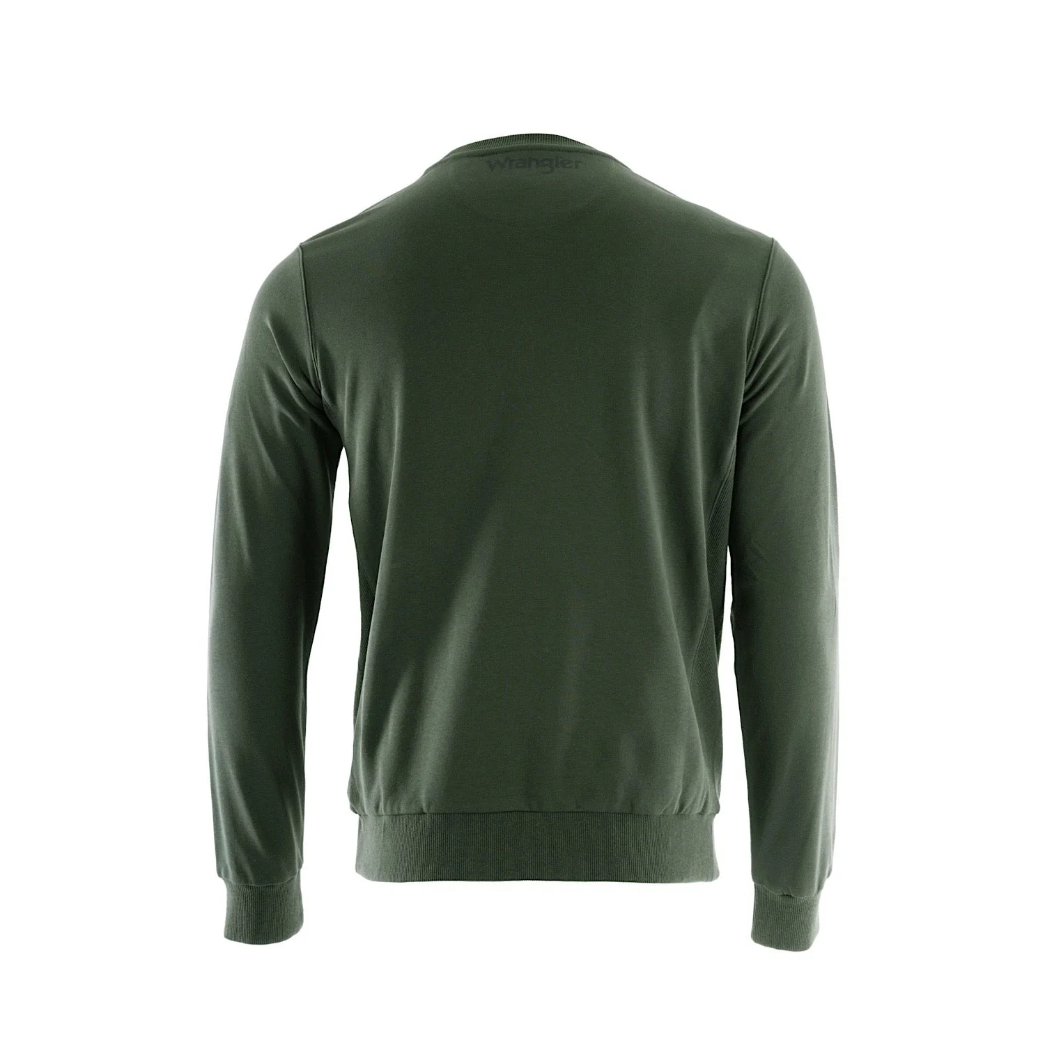 Wrangler Mens Ryder Logo Crew Cypress - Image 2