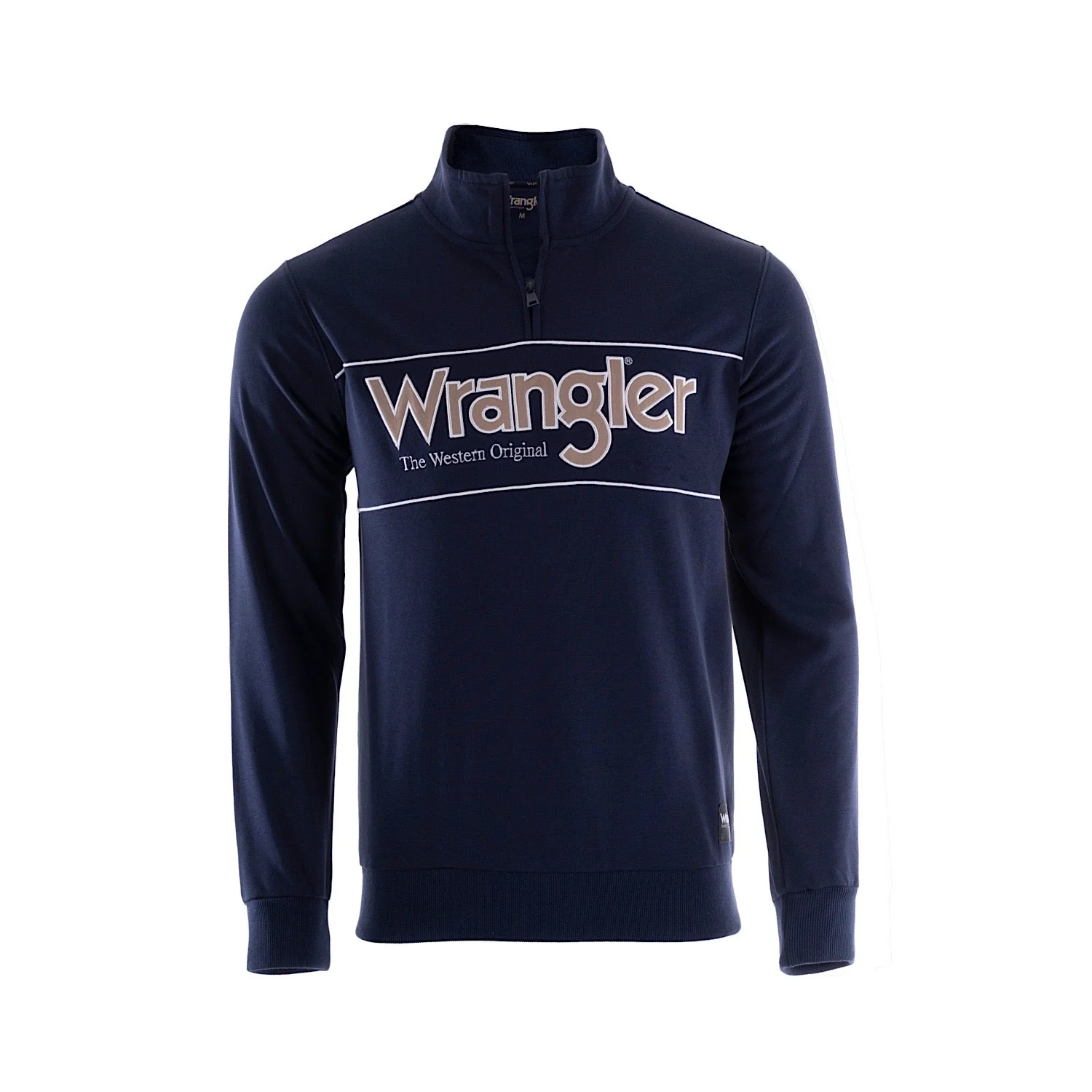 Wrangler Men's Ryder Quarter Zip Pullover - Navy