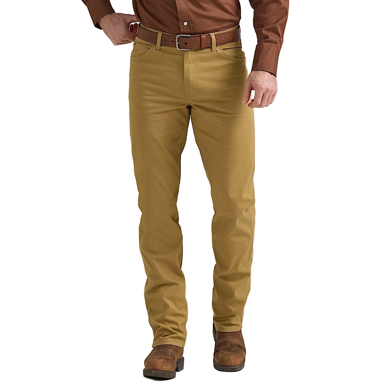Wrangler Men's Tough Comfort 47 Canvas Jean - Kelp