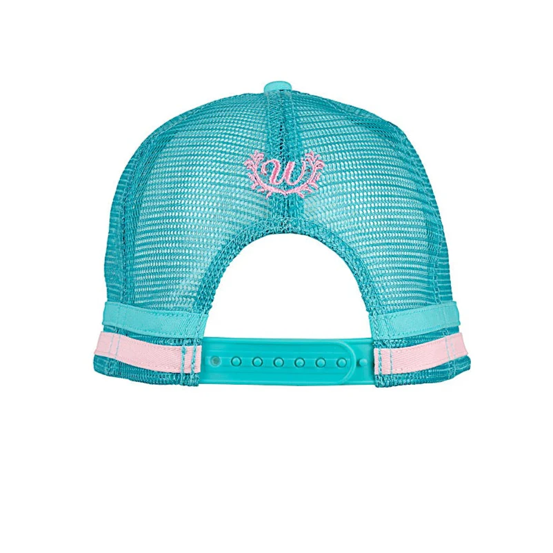 Wrangler Sasha High Profile Trucker Cap - Aqua - Image 2