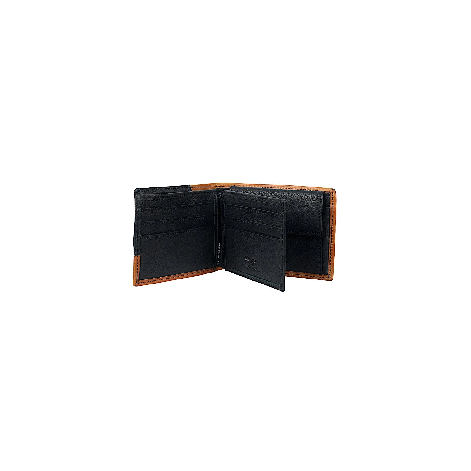 Wrangler Sawyer Wallet - Tan/Black - Image 3