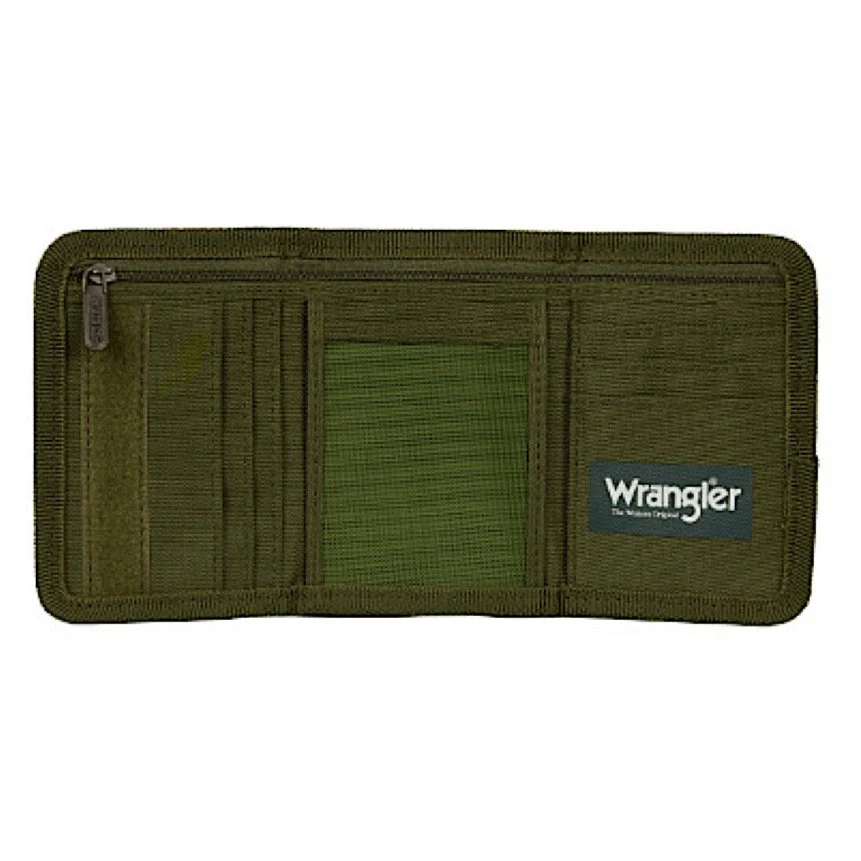 Wrangler Logo Wallet Khaki - Image 3