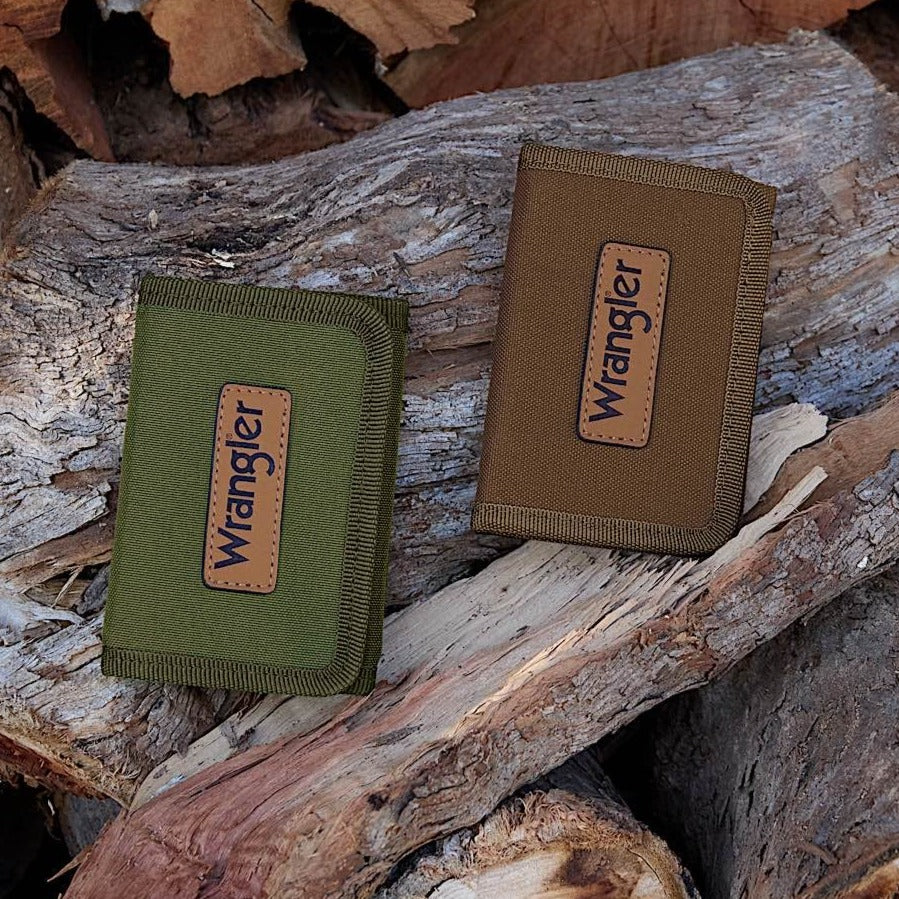 Wrangler Logo Wallet Khaki - Image 4
