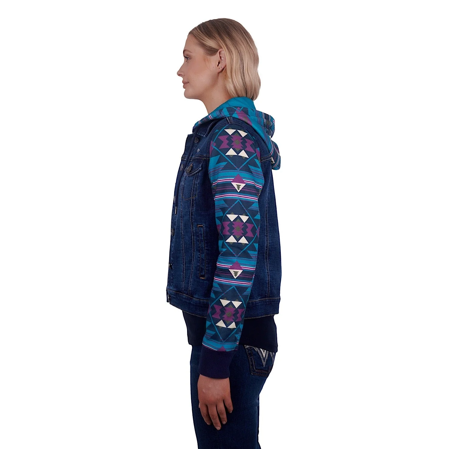 Wrangler Women's Manuela Jacket Denim/Multi - Image 2