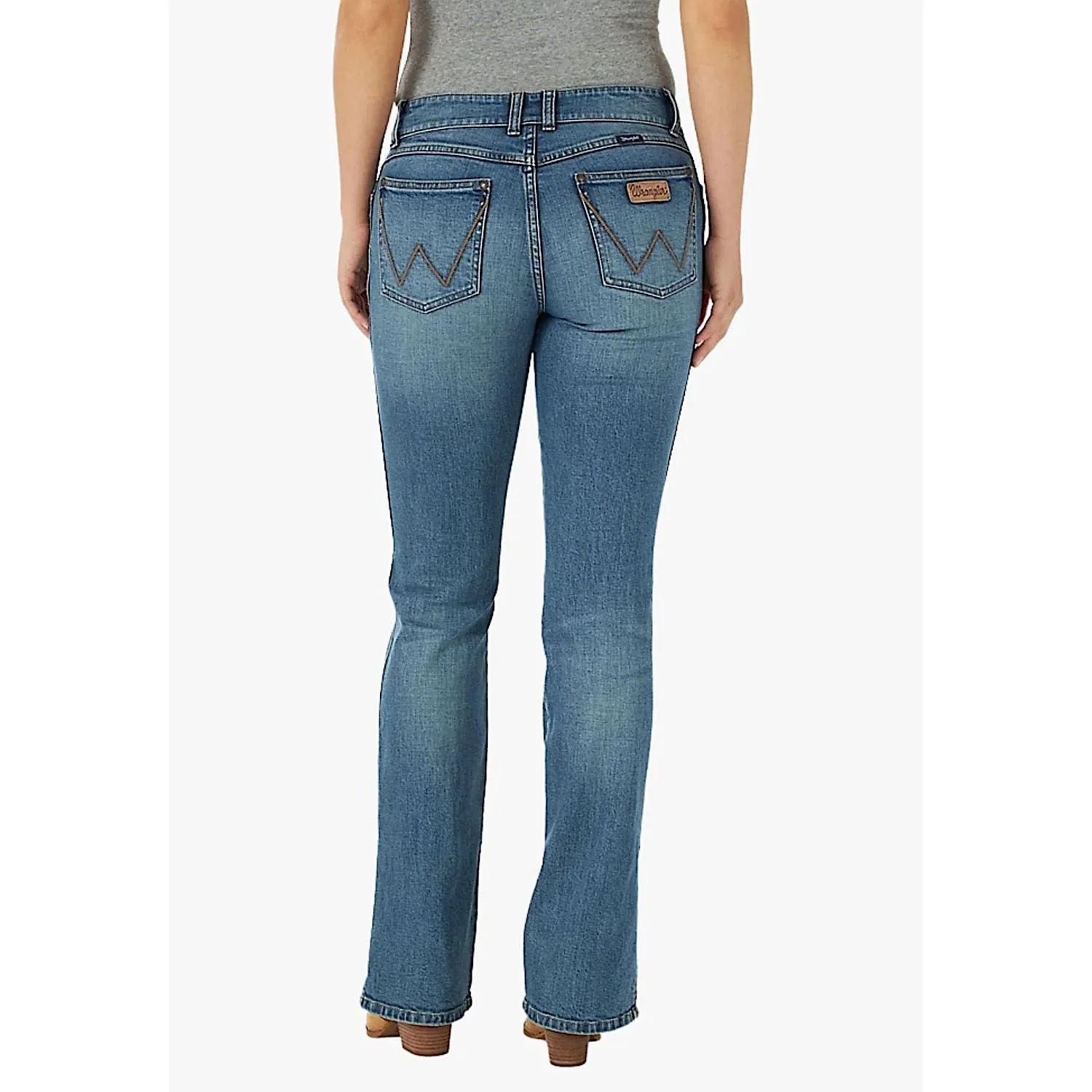 Wrangler Womens Retro Mae Riley Slit Jean - 34" Leg - Image 3