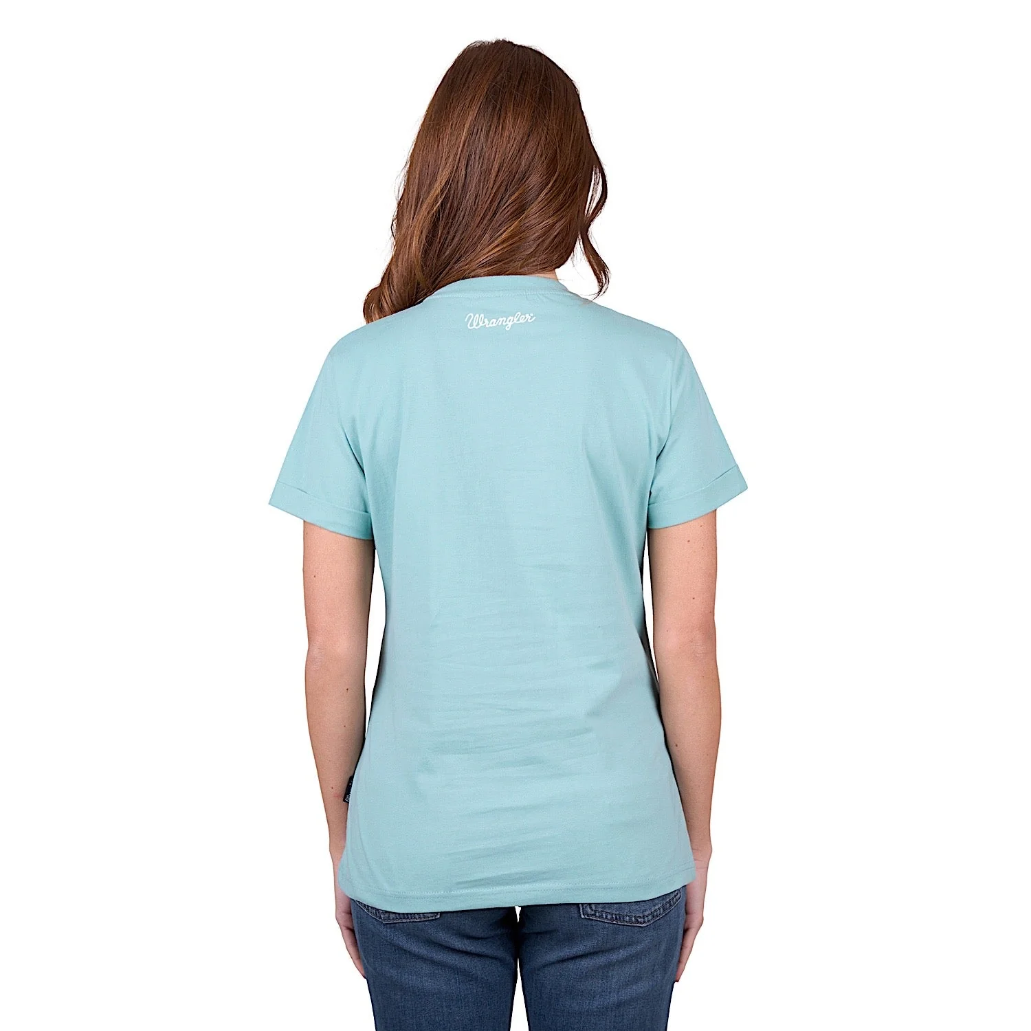 Wrangler Women's Athena Short Sleeve Tee - Light Blue - Image 2