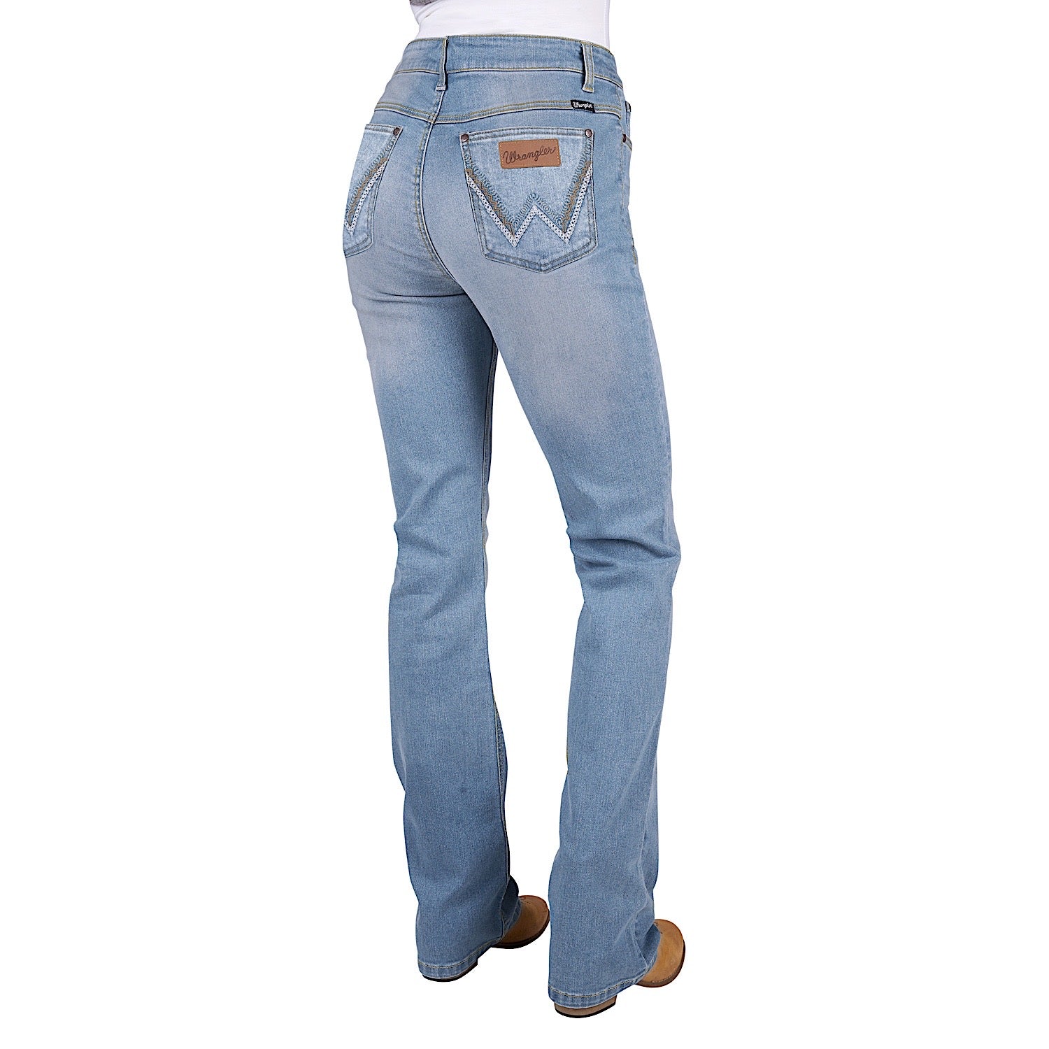 Wrangler Women's Dillen Hi Rise Jean 34L - Sky