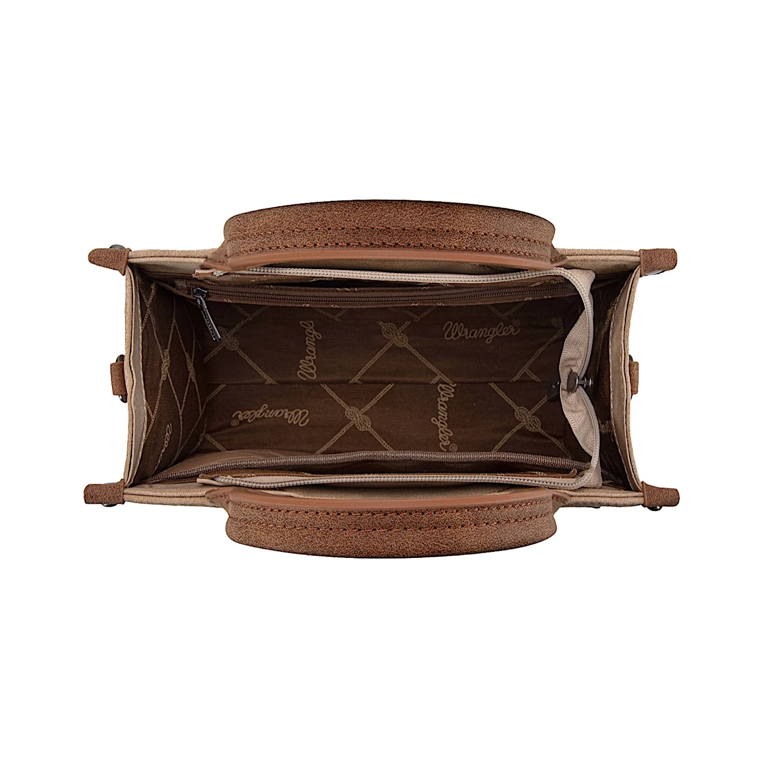 Wrangler Women's Feature Buckle Crossbody Bag - Tan - Image 3