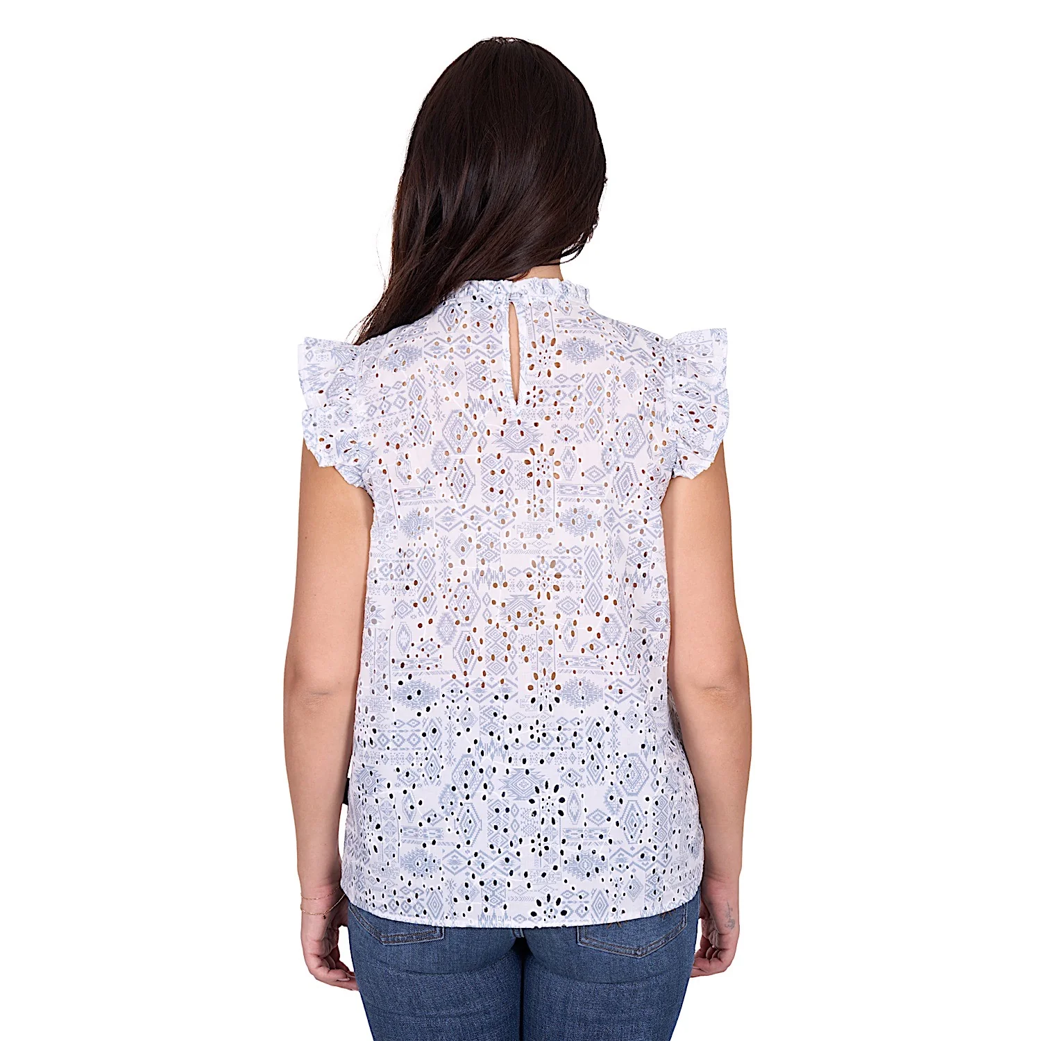 Wrangler Women's Harlow Blouse - Blue - Image 4