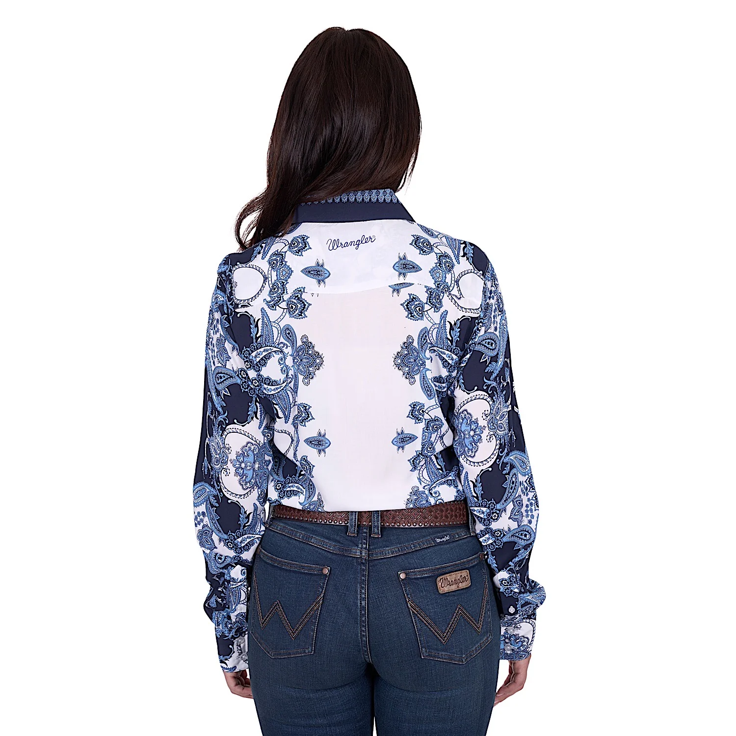 Wrangler Women's Linda Shirt - Blue - Image 4