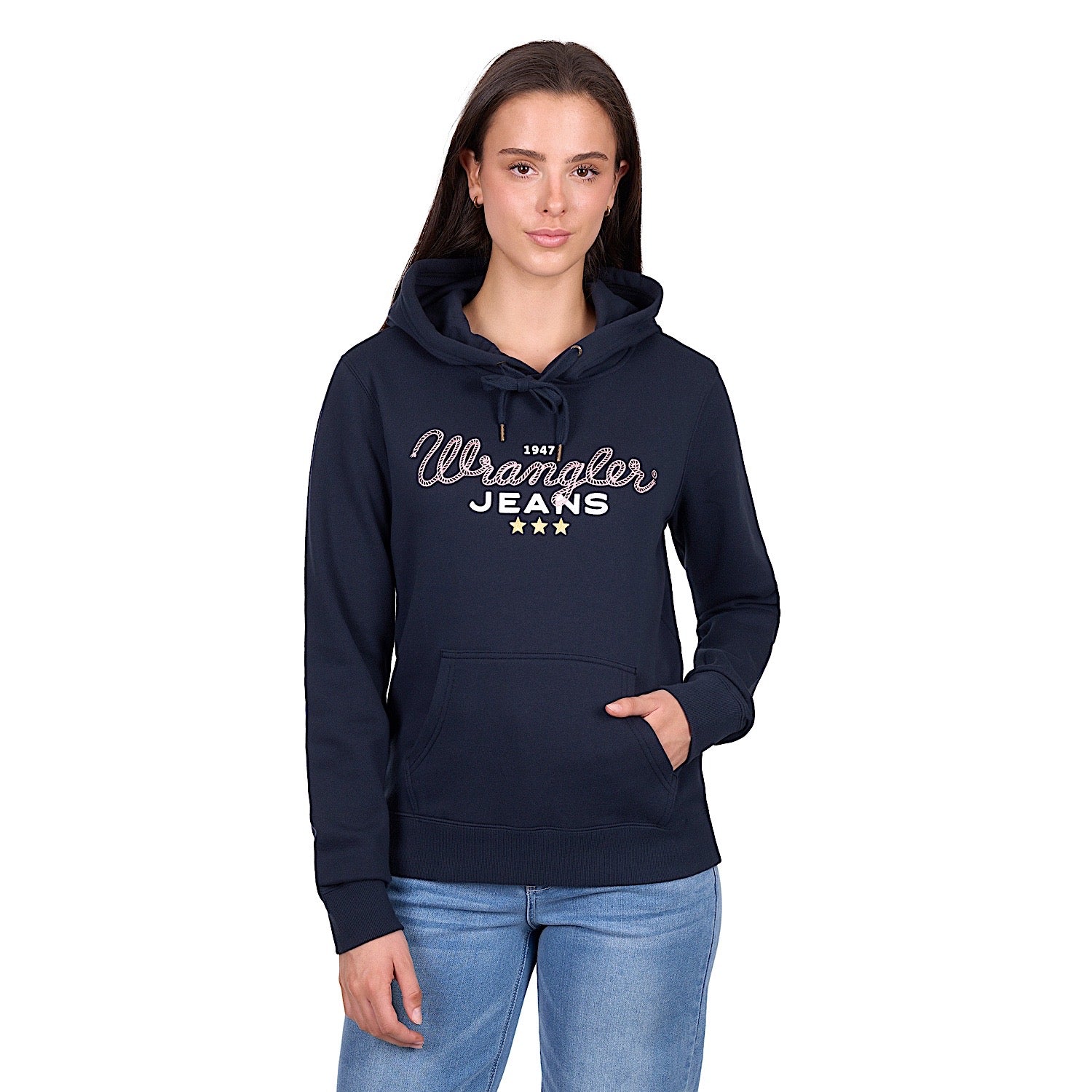 Wrangler Women's Piper Hoodie - Navy - Image 2
