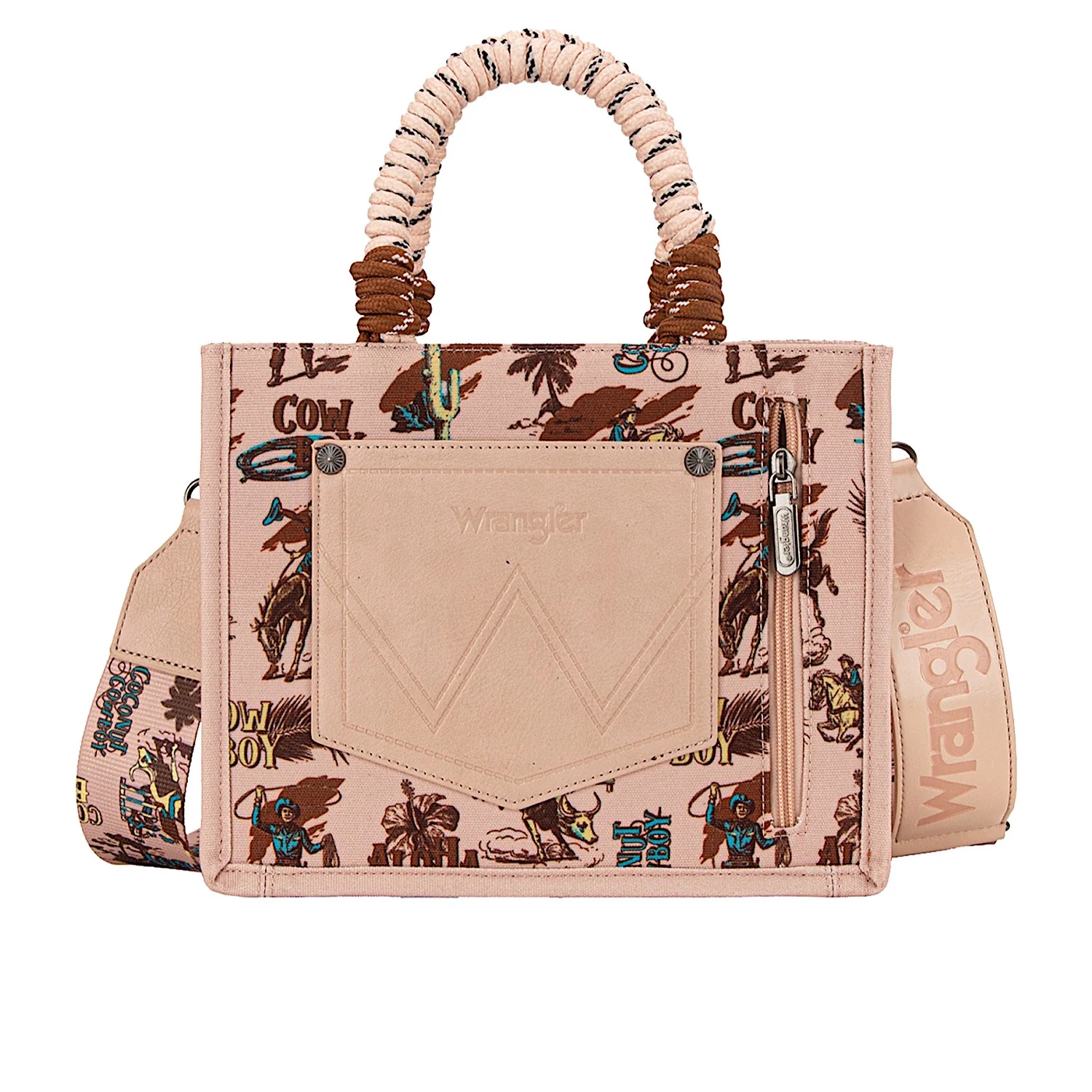 Wrangler Women's Rodeo Print Crossbody Bag - Pink - Image 2