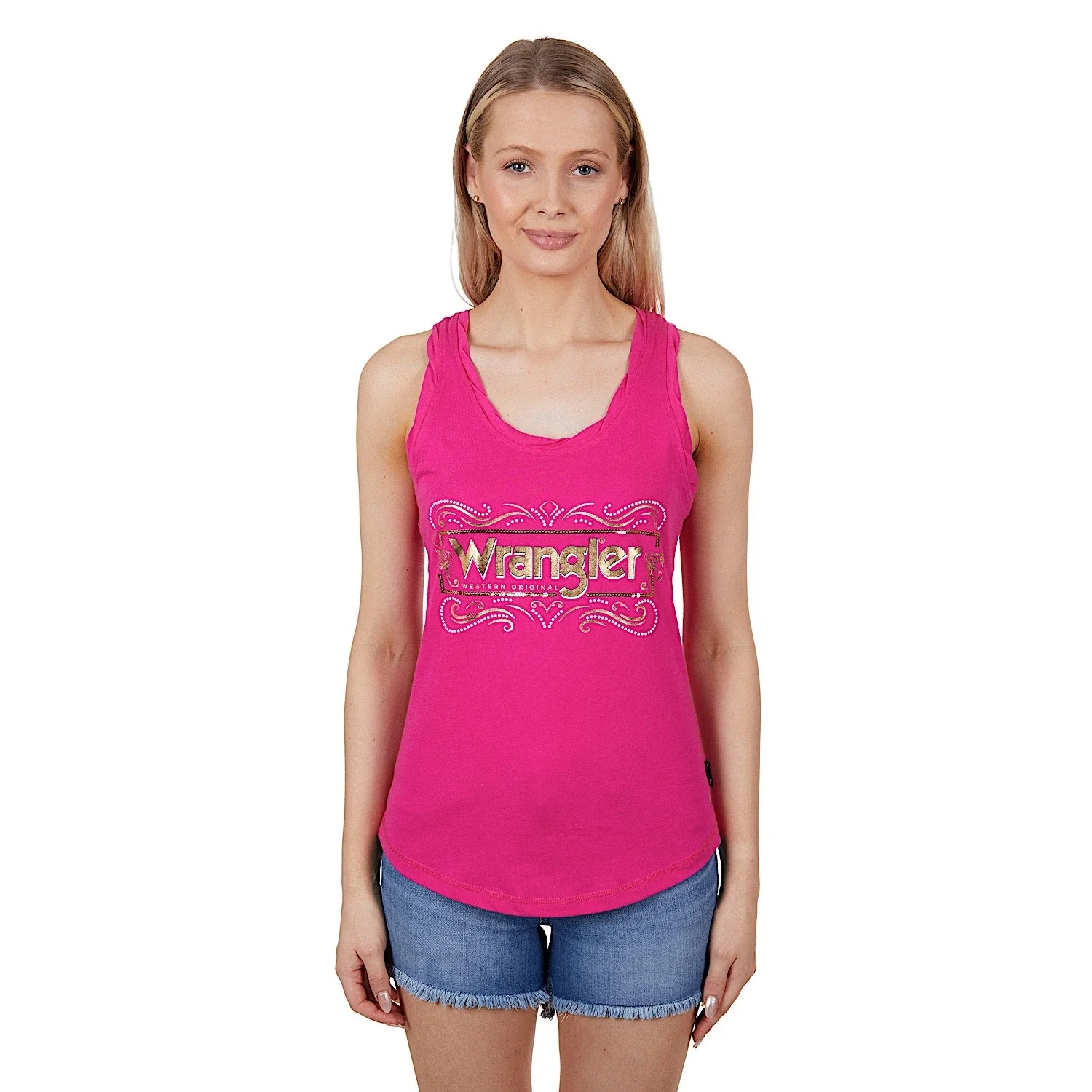 Wrangler Women's Savannah Tank Pink - Image 2