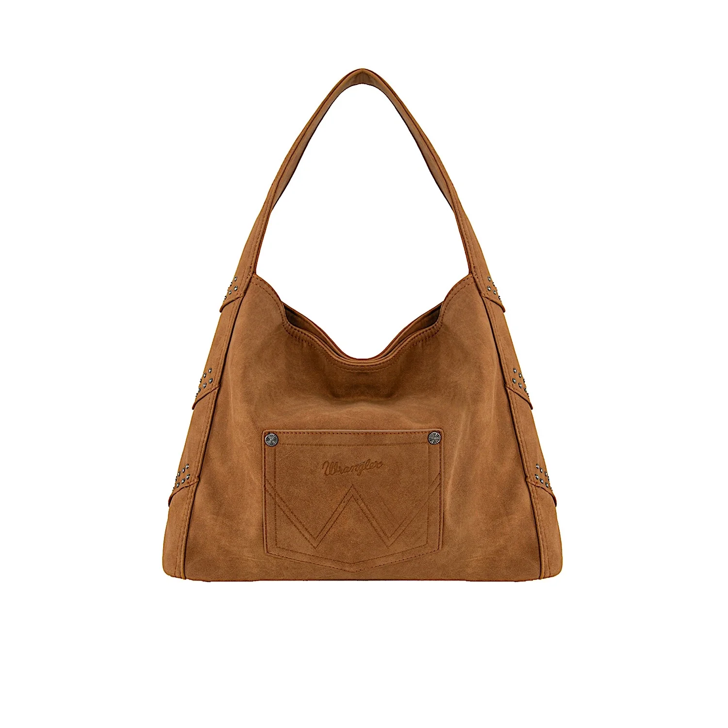Wrangler Women's Shiloh Fringe Studded Bag - Tan - Image 2