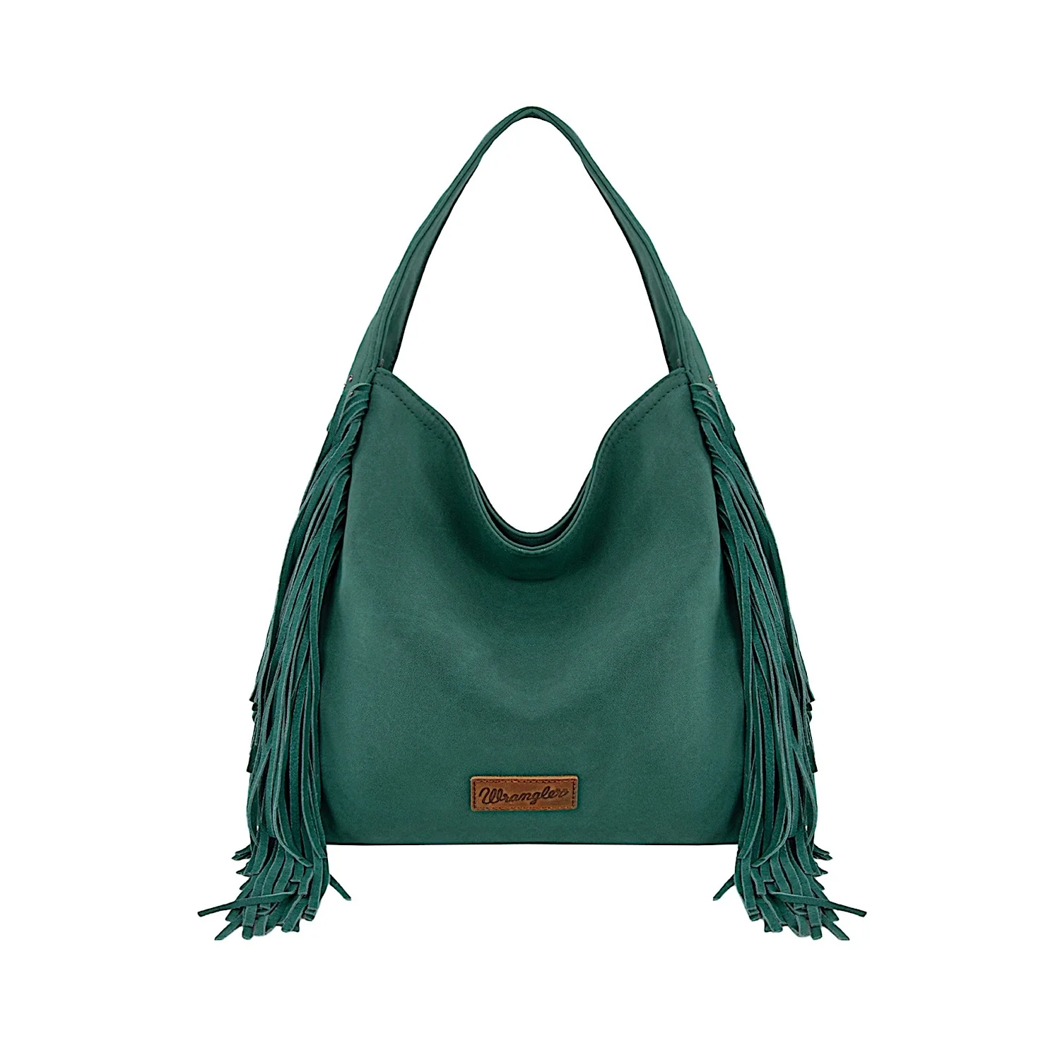Wrangler Women's Shiloh Fringe Studded Bag - Turquoise