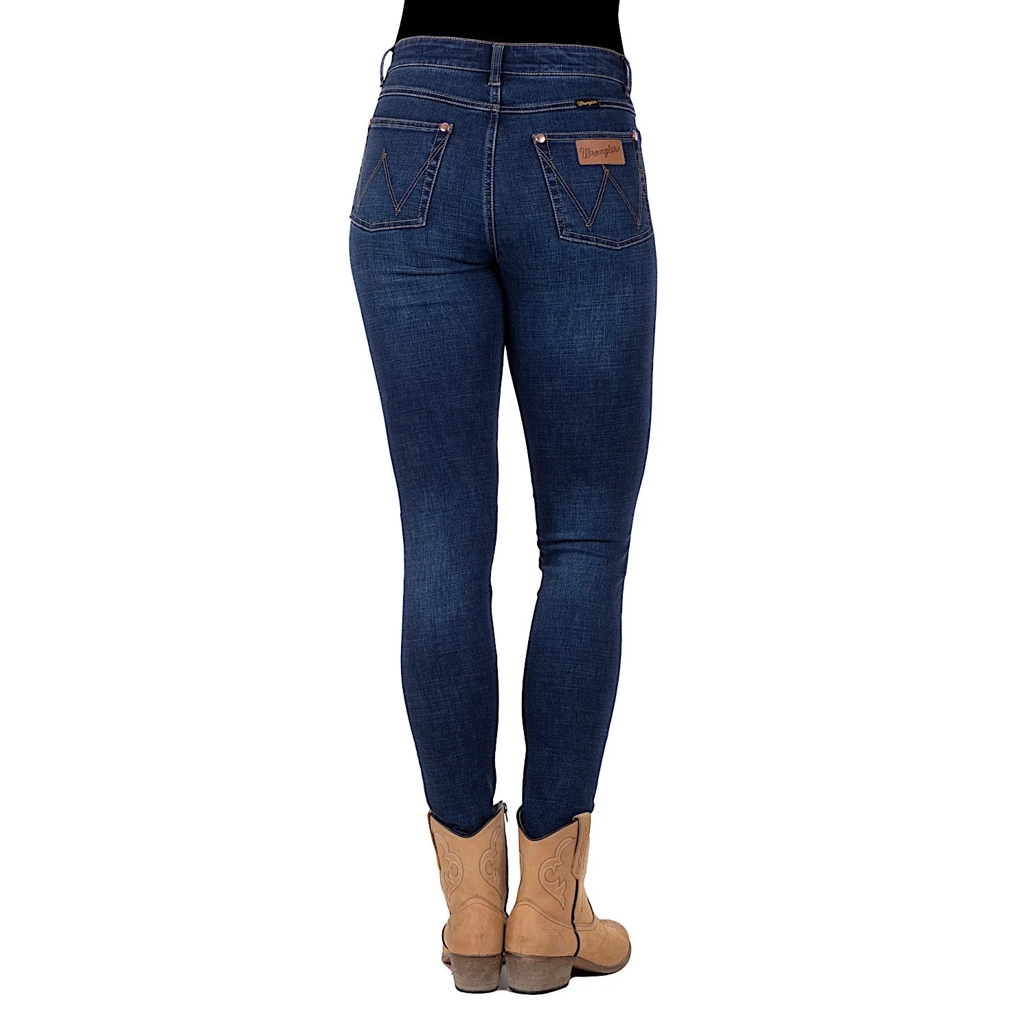 Wrangler Women's Sierra Skinny Jean - Old Indigo - Image 3