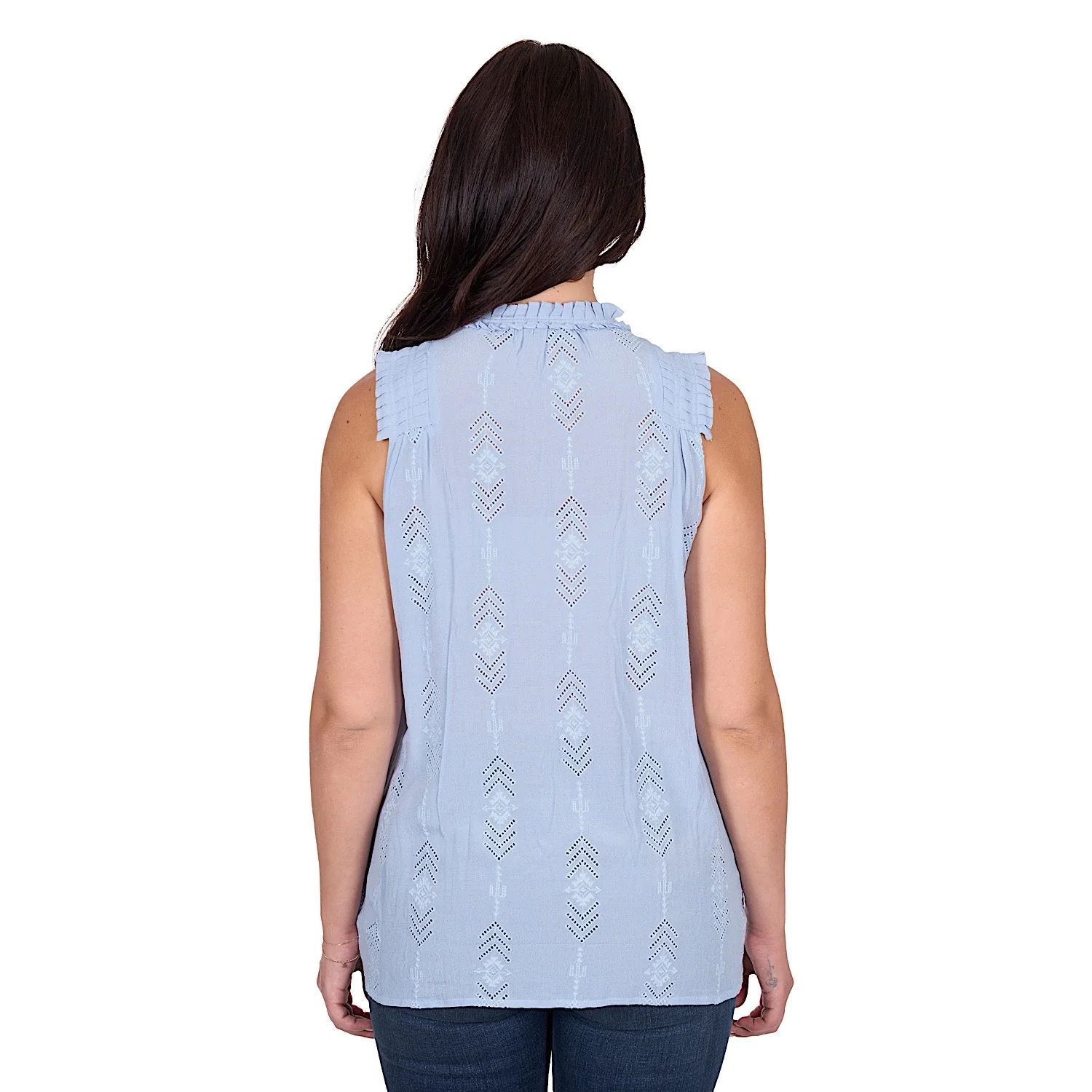 Wrangler Women's Simone Blouse - Light Blue - Image 4
